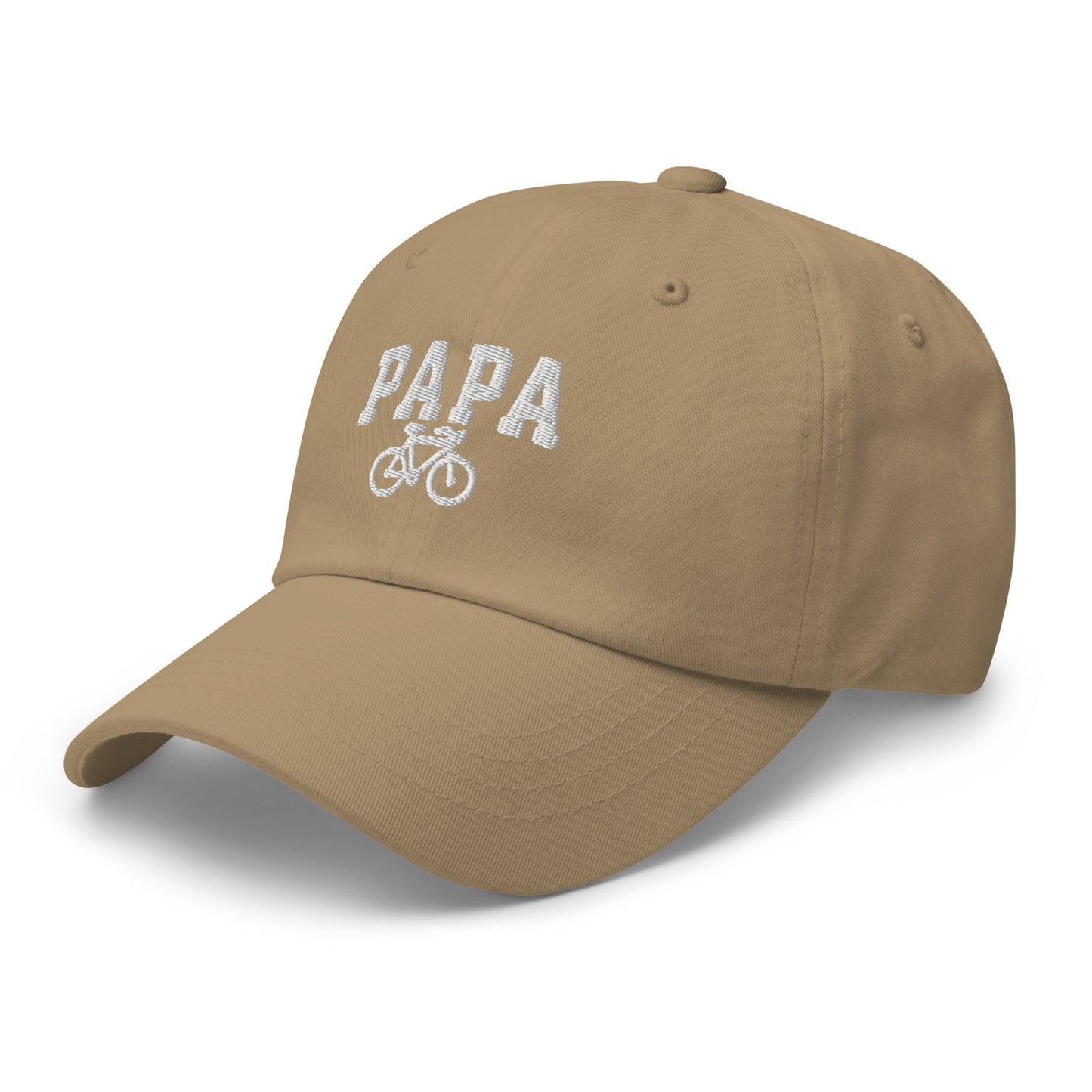 Papa and Bike Embroidered Hat
