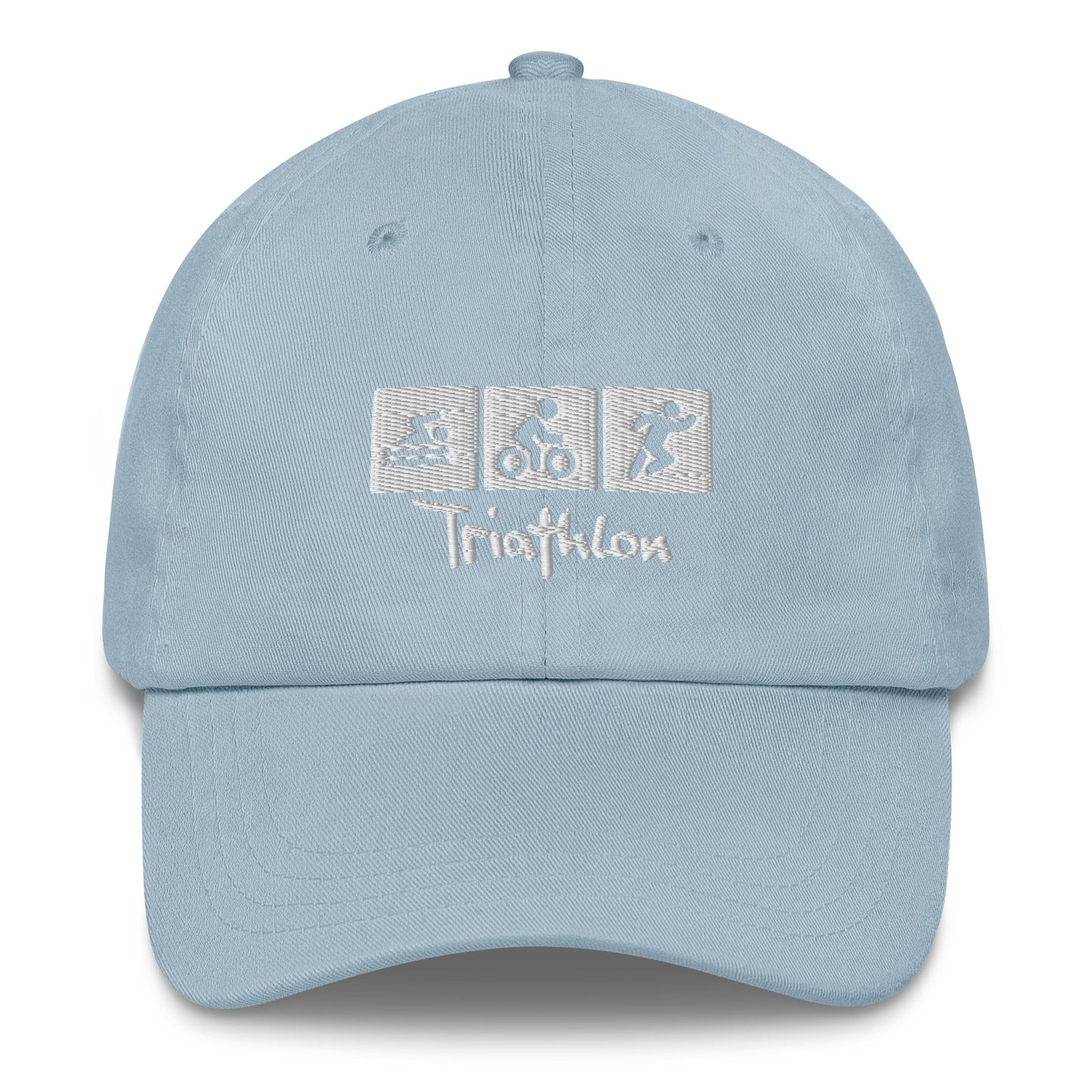 Gorro de papá bordado de triatlón