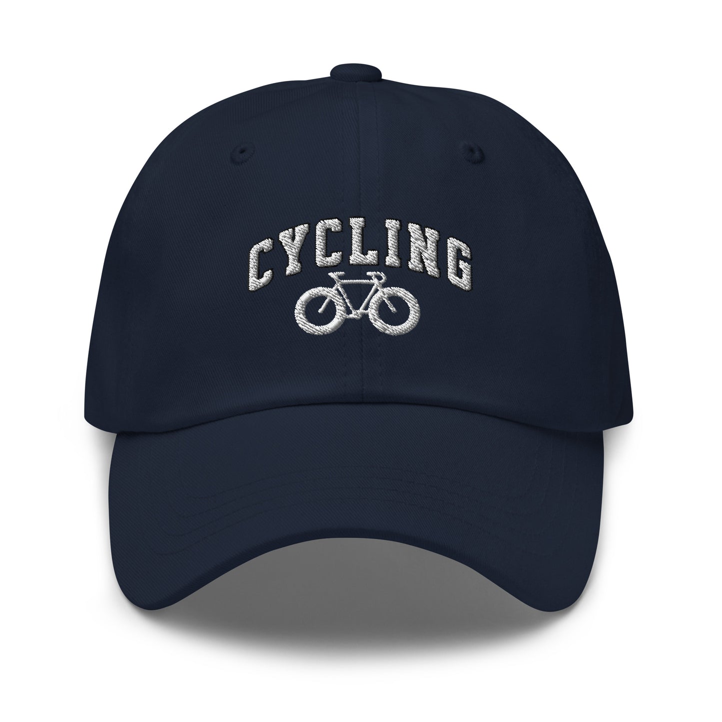 Bike and Cycling Text Embroidered Hat