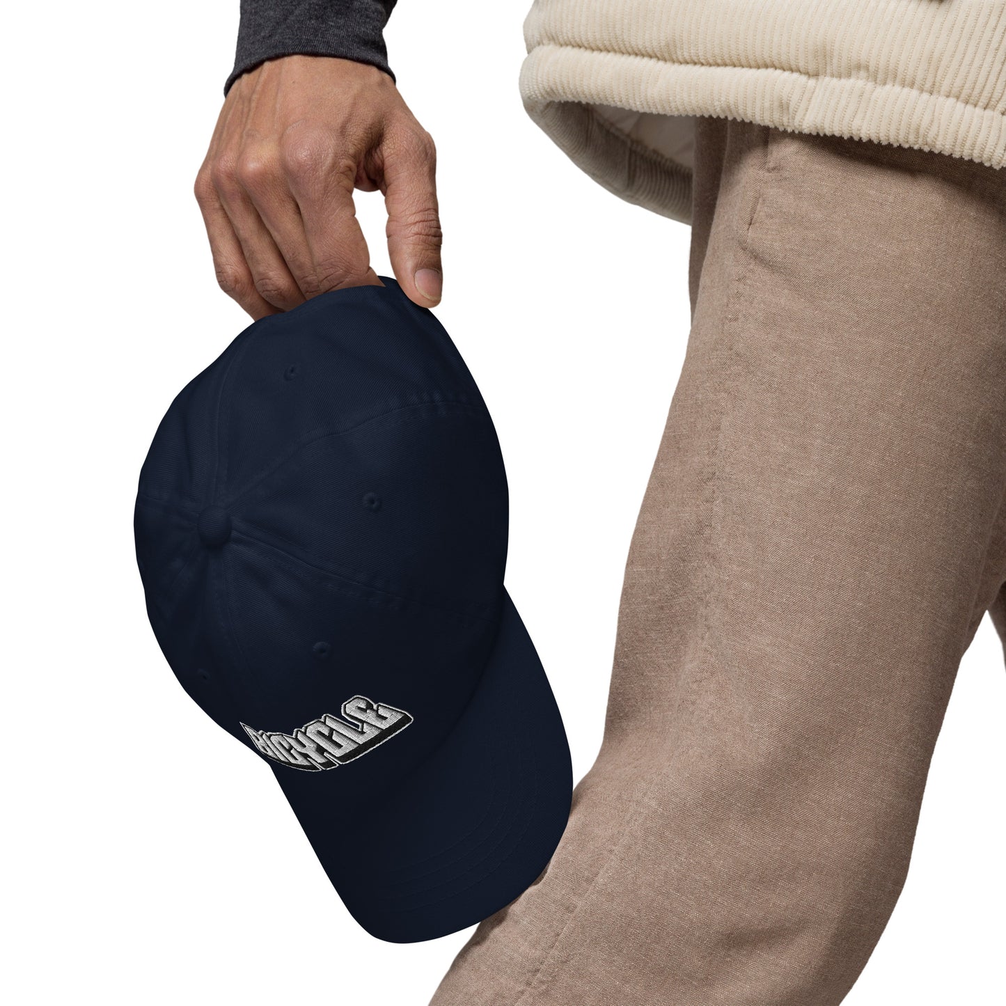 Bicycle biker Text Embroidered hat
