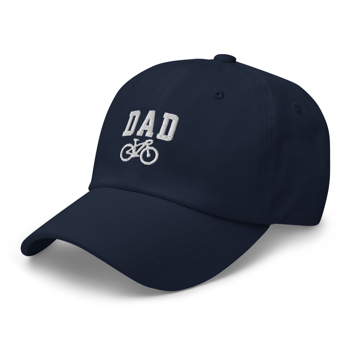 Dad and Bicycle Embroidered Hat