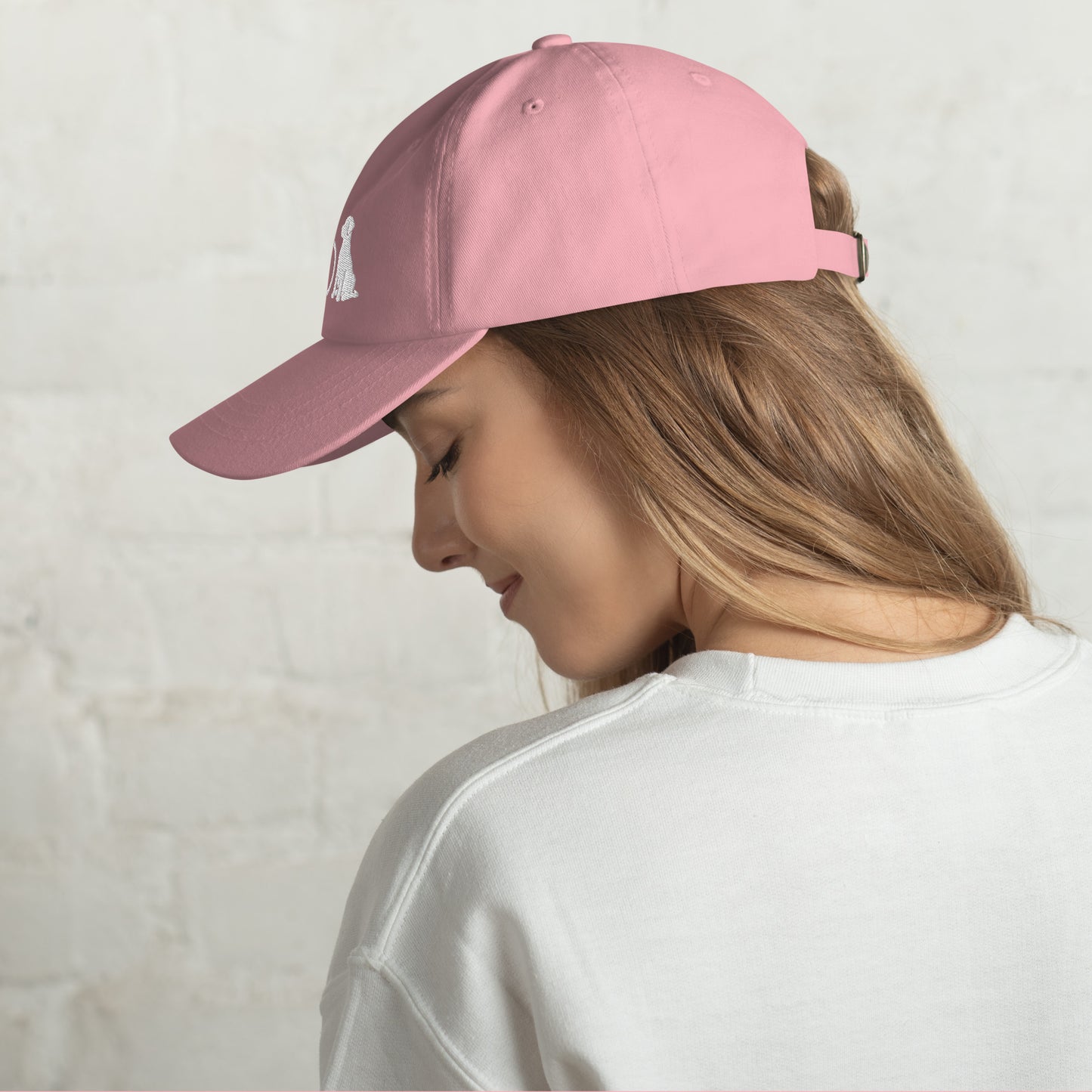 Bike and Dog Embroidered Hat