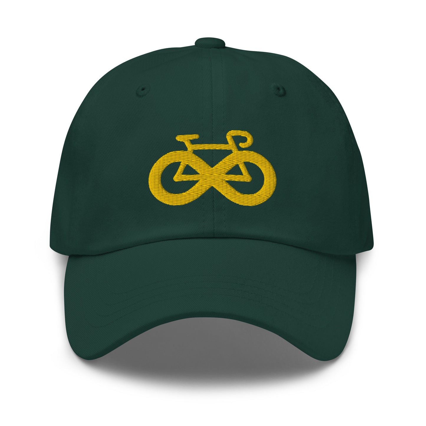 Infinity Yellow Bicycle Embroidered Hat