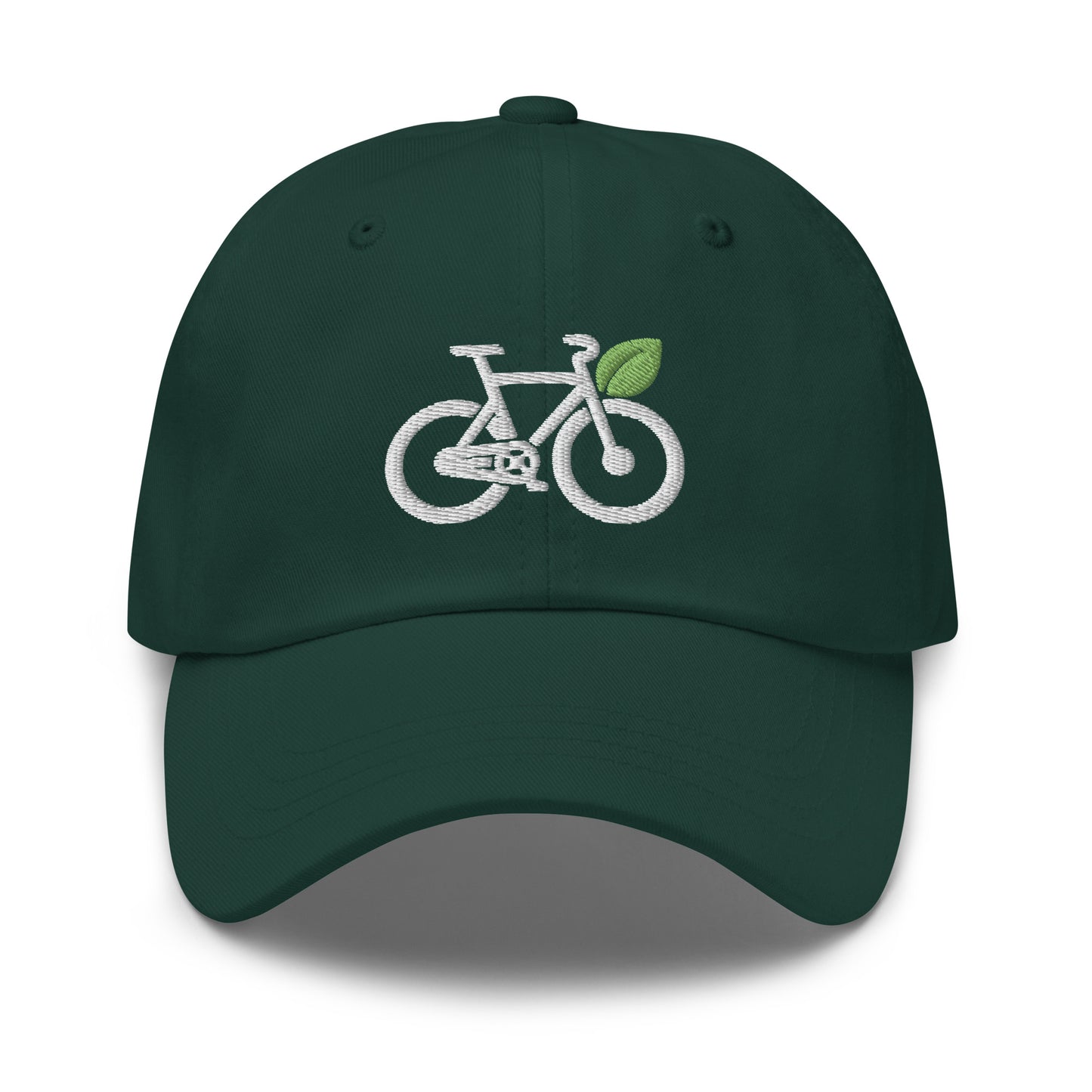 Green Eco Bike Embroidered Hat