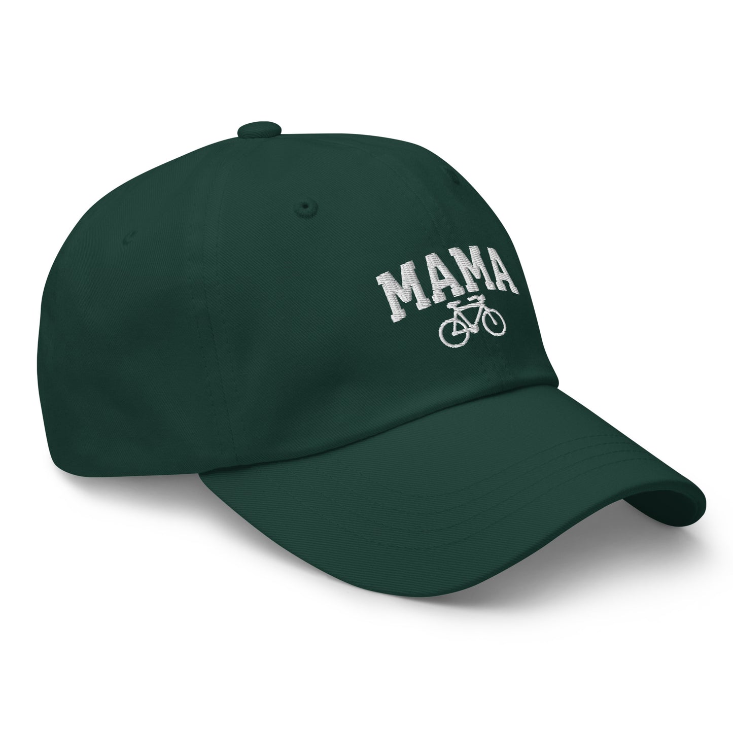 Cycling Mama and Bike Embroidered Hat