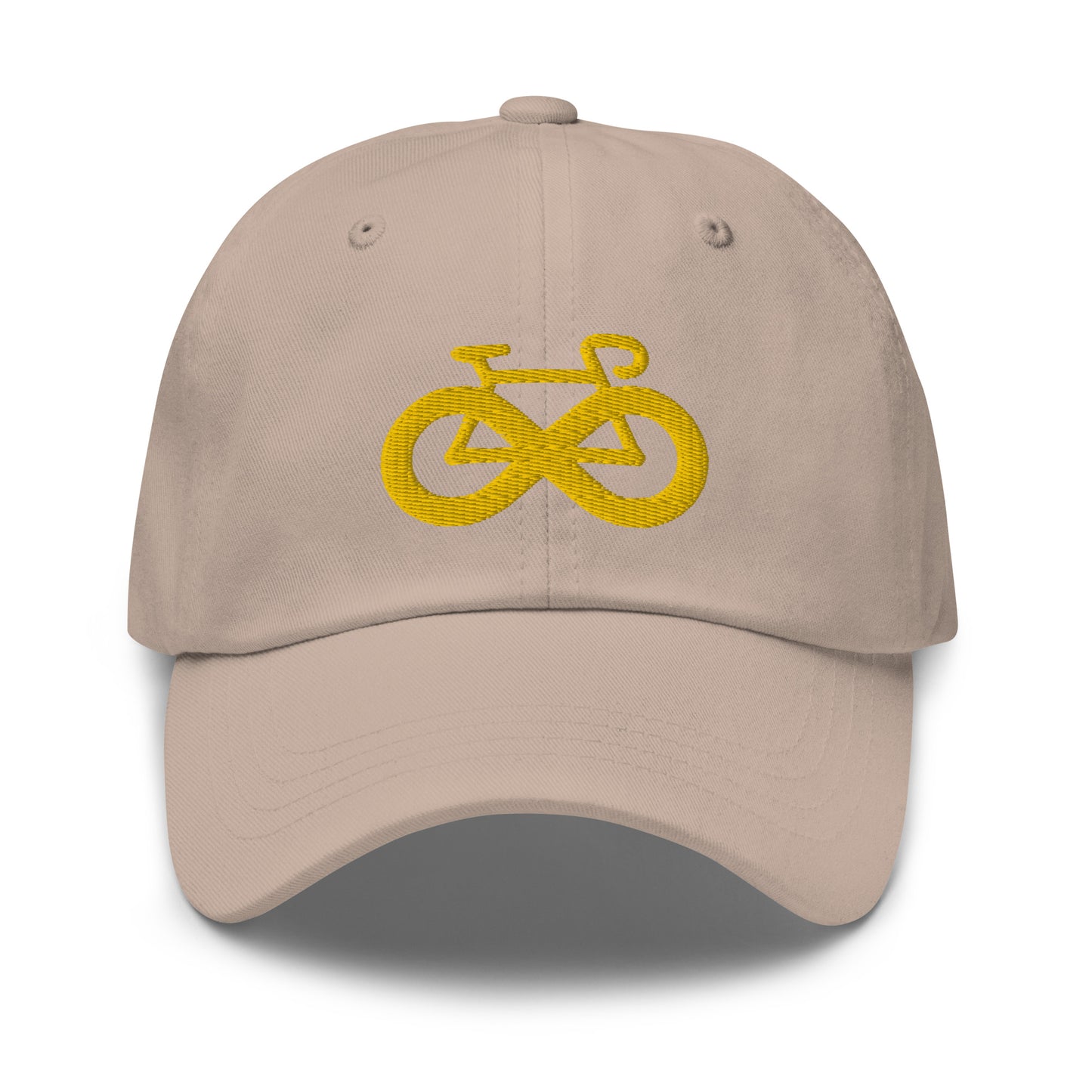 Infinity Yellow Bicycle Embroidered Hat