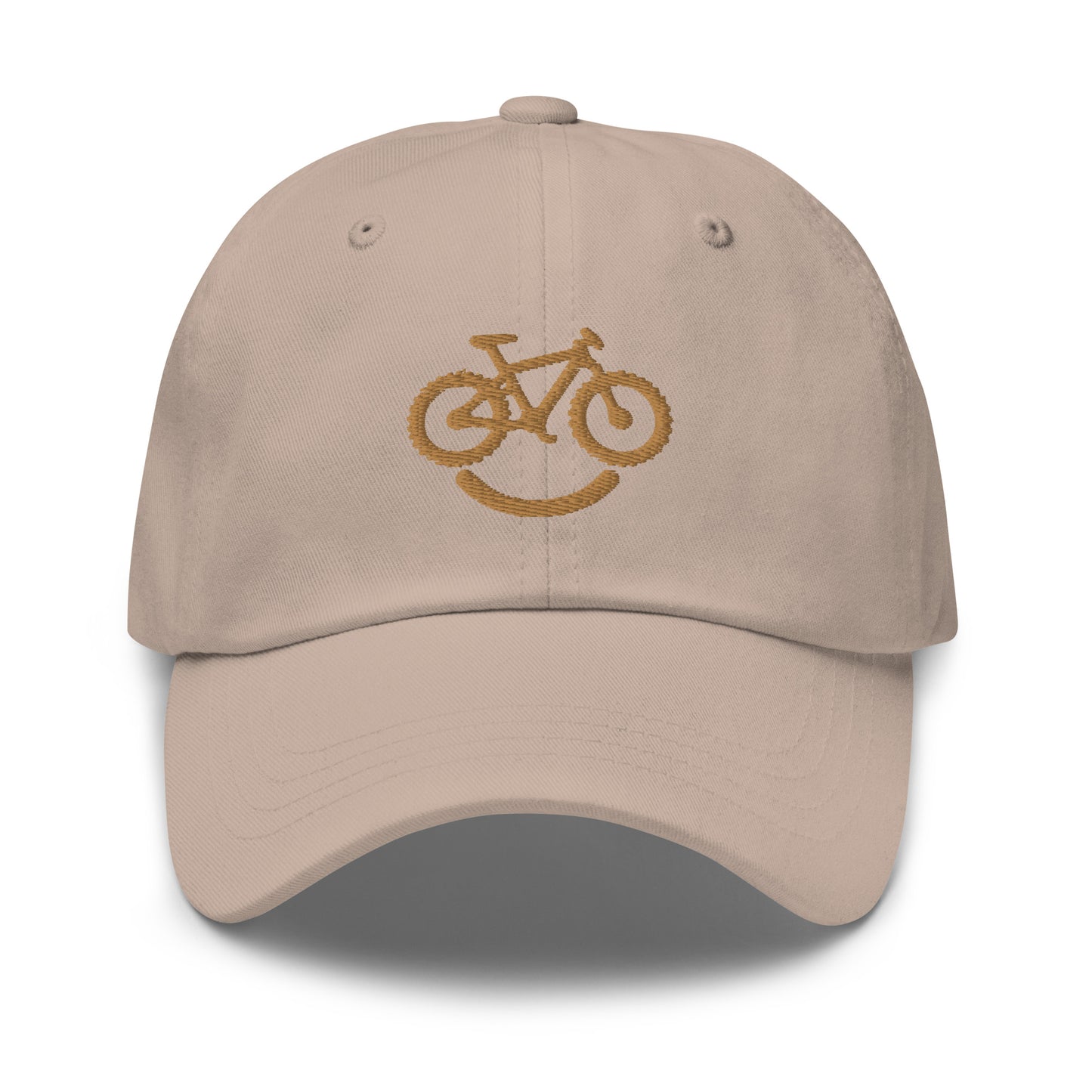 Happy Mountain Bike Embroidered Hat