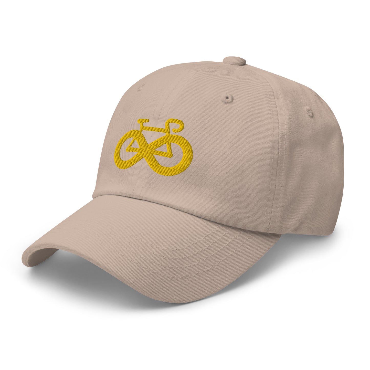 Infinity Yellow Bicycle Embroidered Hat