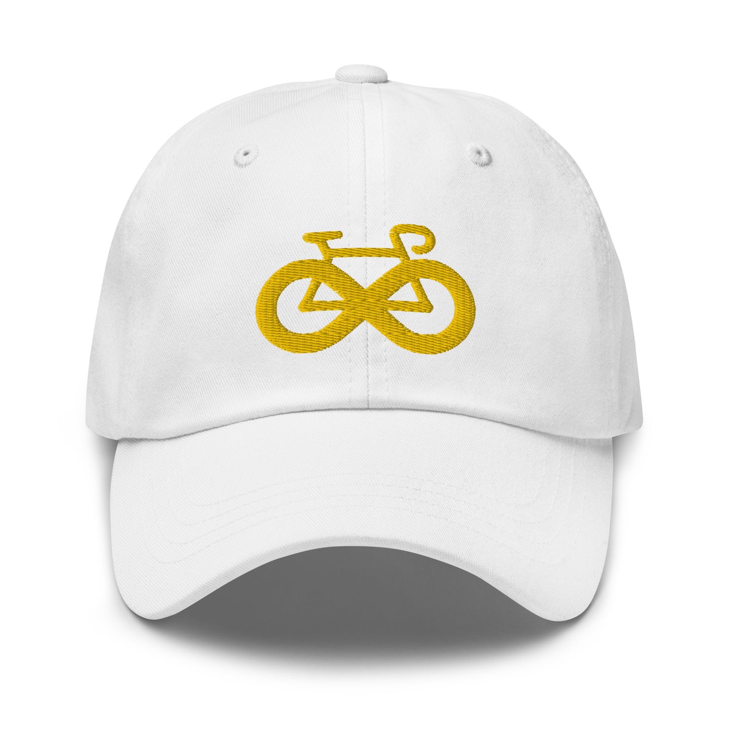Infinity Yellow Bicycle Embroidered Hat