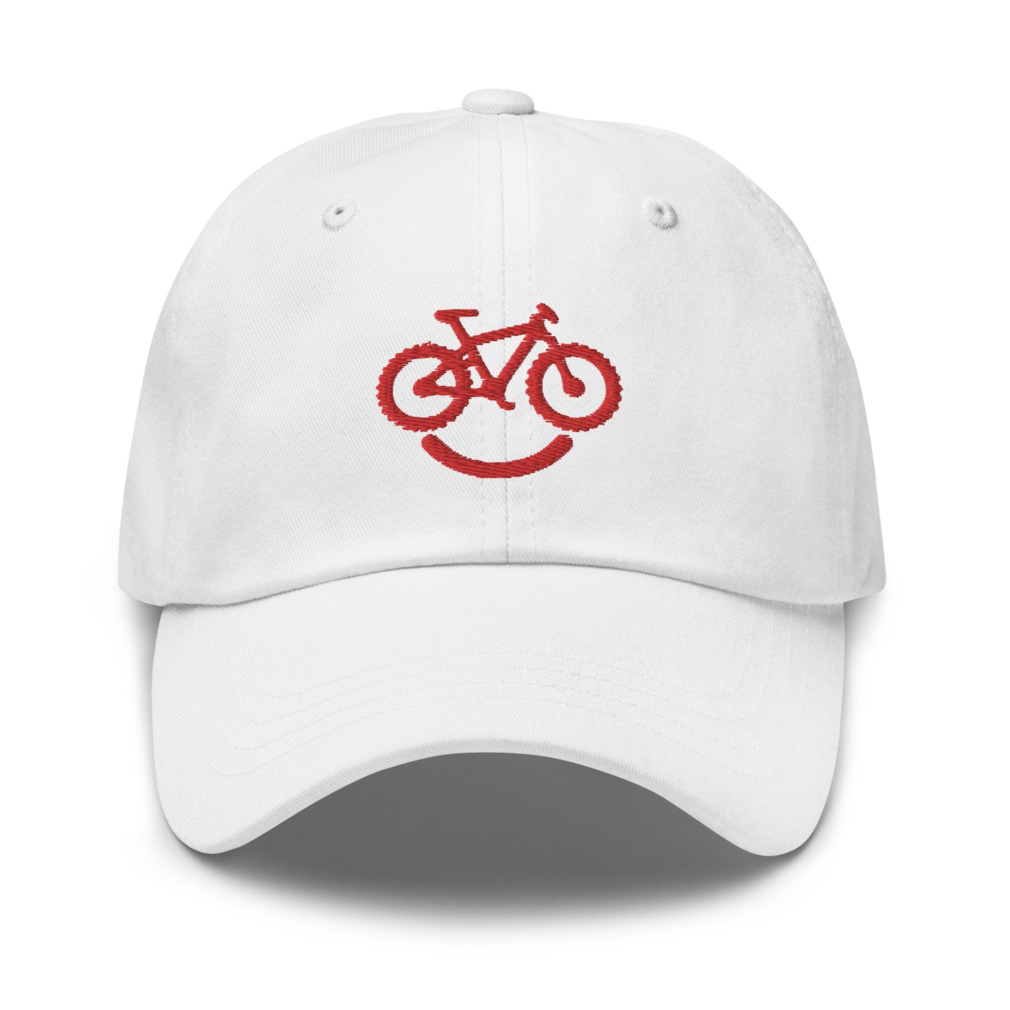 Happy Mountain Bike Embroidered Hat