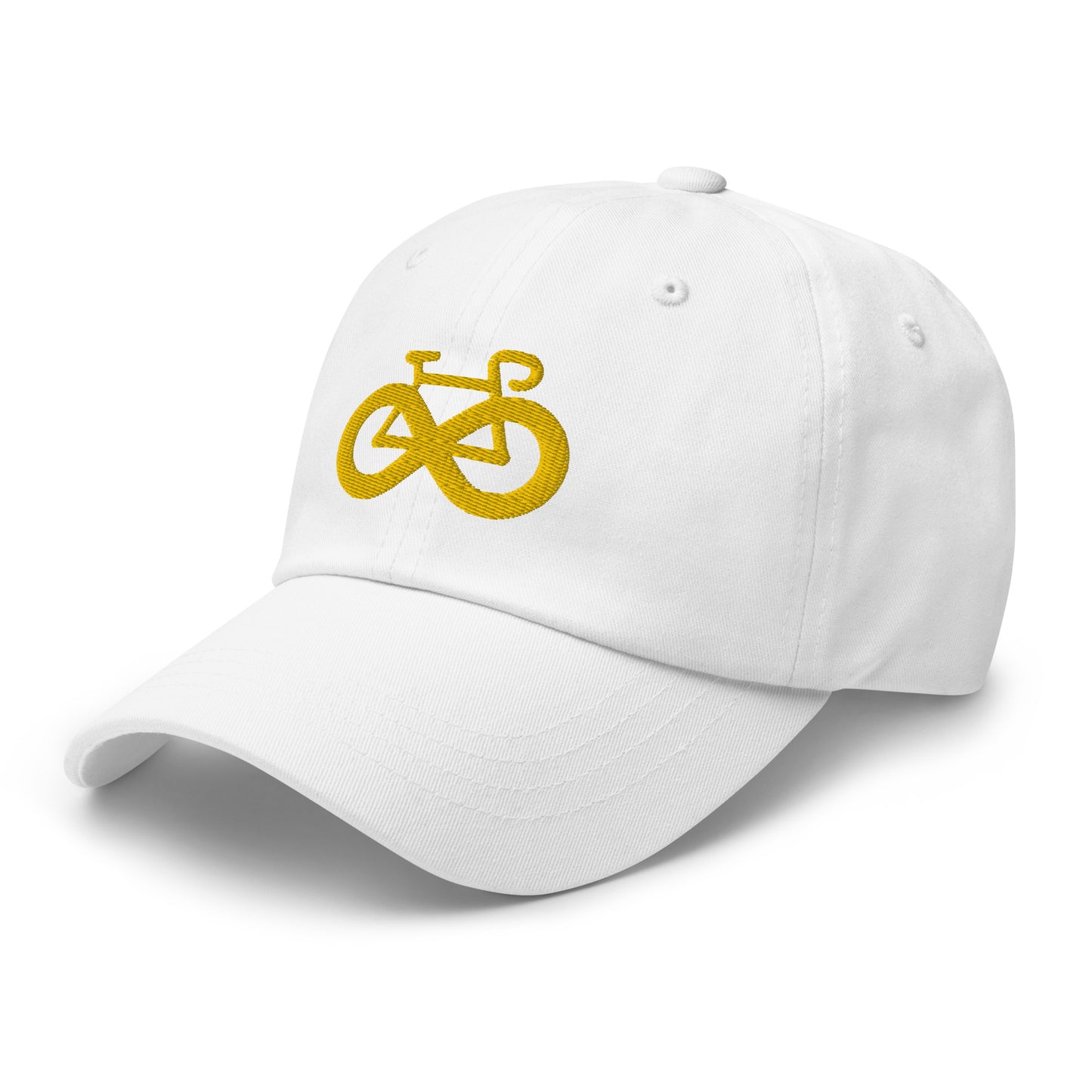 Infinity Yellow Bicycle Embroidered Hat