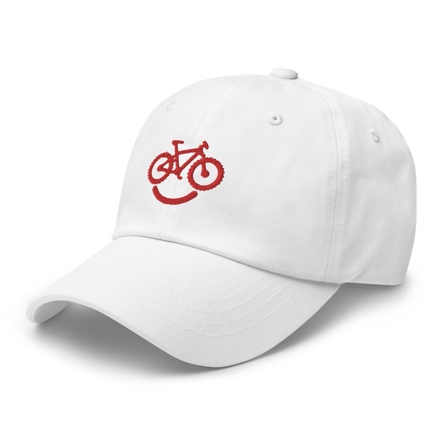 Happy Mountain Bike Embroidered Hat