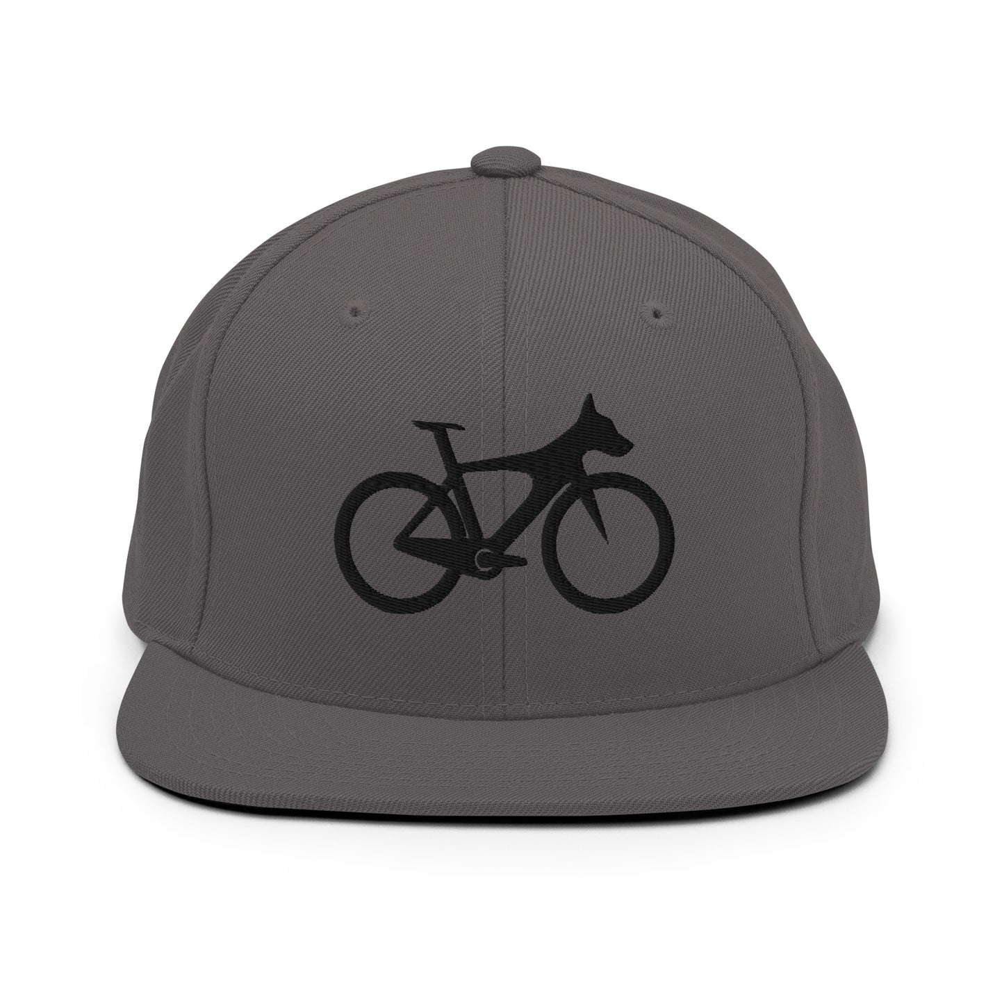Cycle Canine 3D Puff Embroidered Snapback Hat