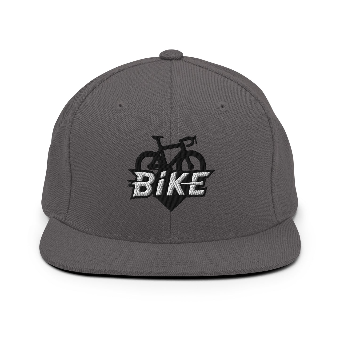 Race Bike Logo 3D Puff Embroidered Snapback Hat