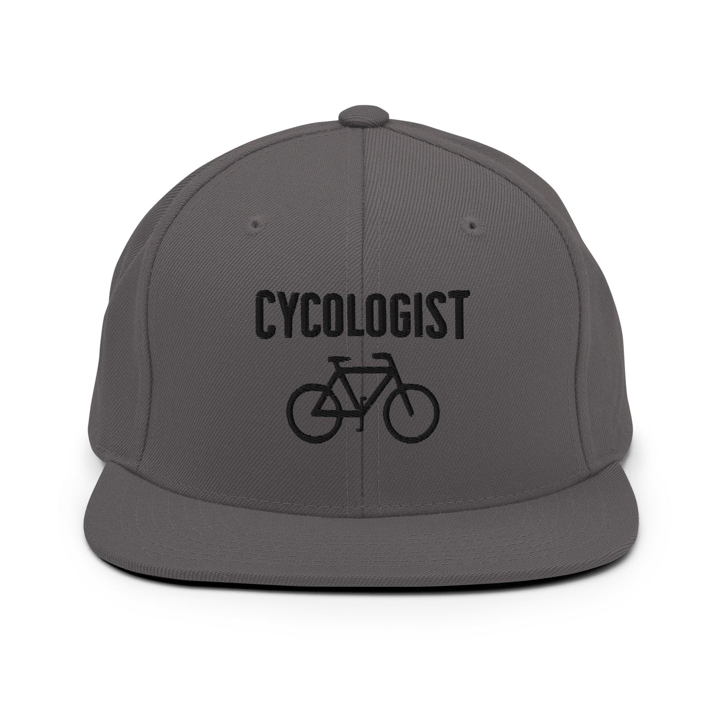 Cycologist 3D Puff Embroidered Snapback Hat