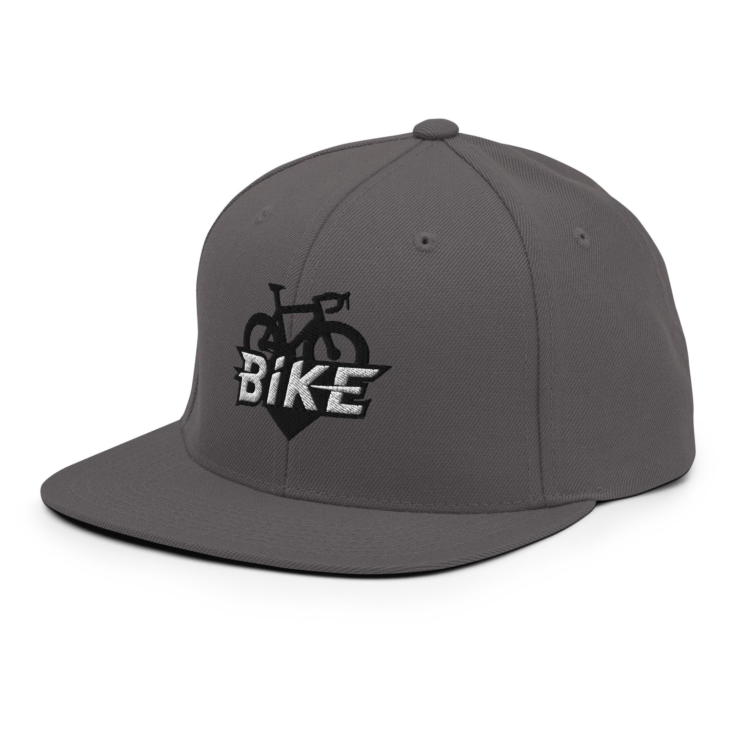Race Bike Logo 3D Puff Embroidered Snapback Hat