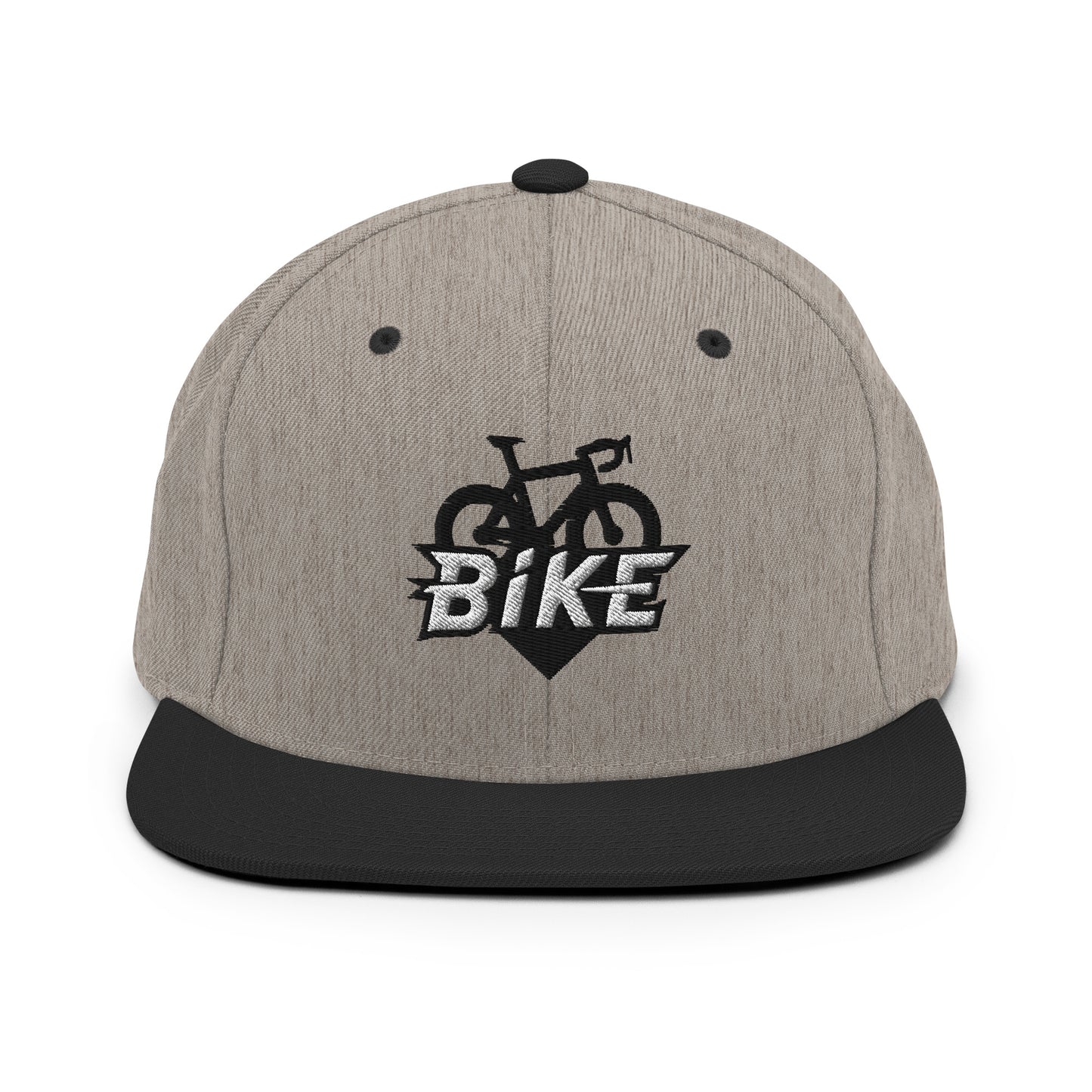 Race Bike Logo 3D Puff Embroidered Snapback Hat
