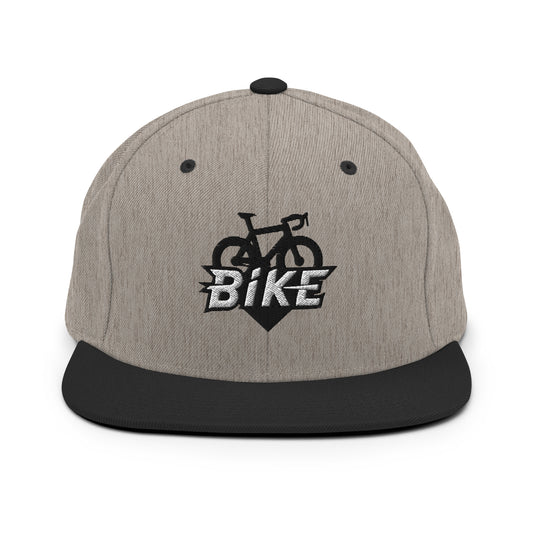 Race Bike Logo 3D Puff Embroidered Snapback Hat