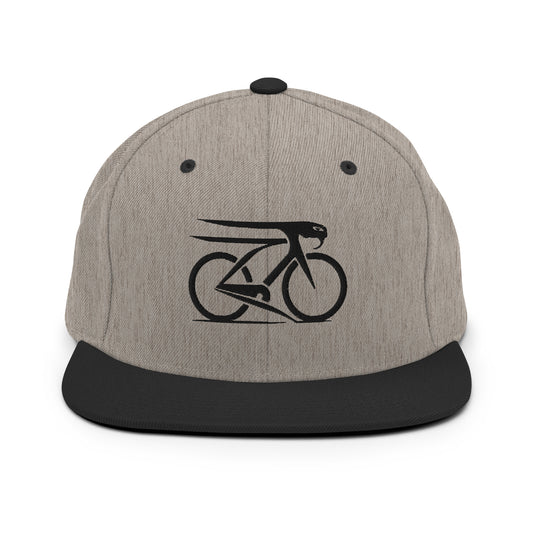 Cobra Bike 3D Puff Embroidered Snapback Hat