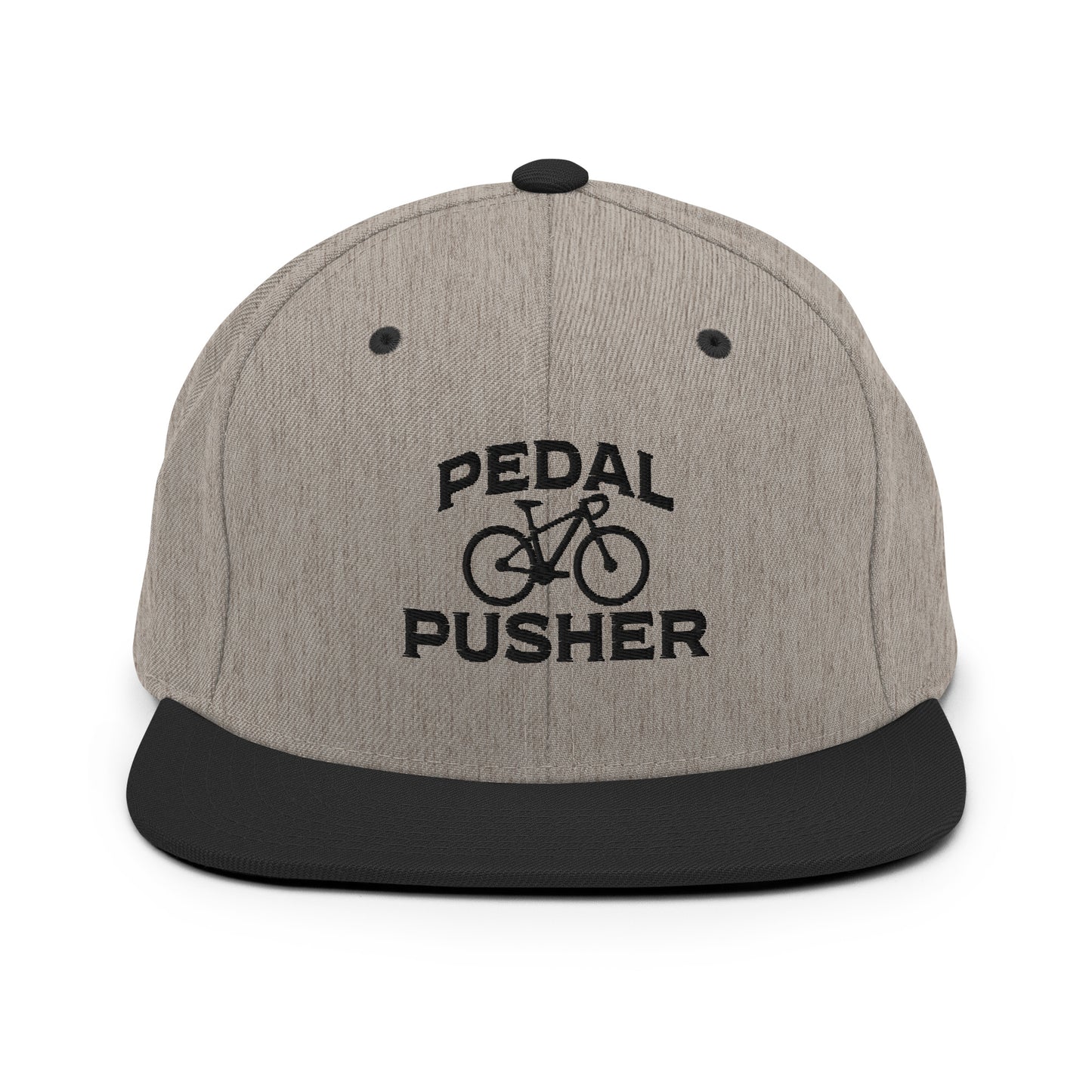Pedal Pusher 3D Puff Embroidered Snapback Hat