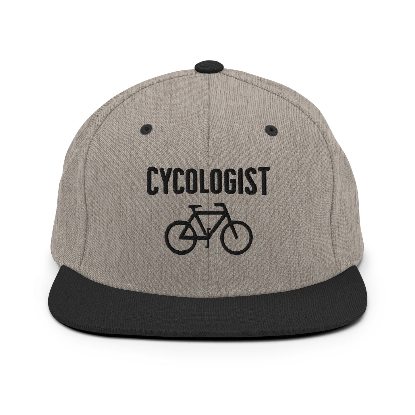 Cycologist 3D Puff Embroidered Snapback Hat