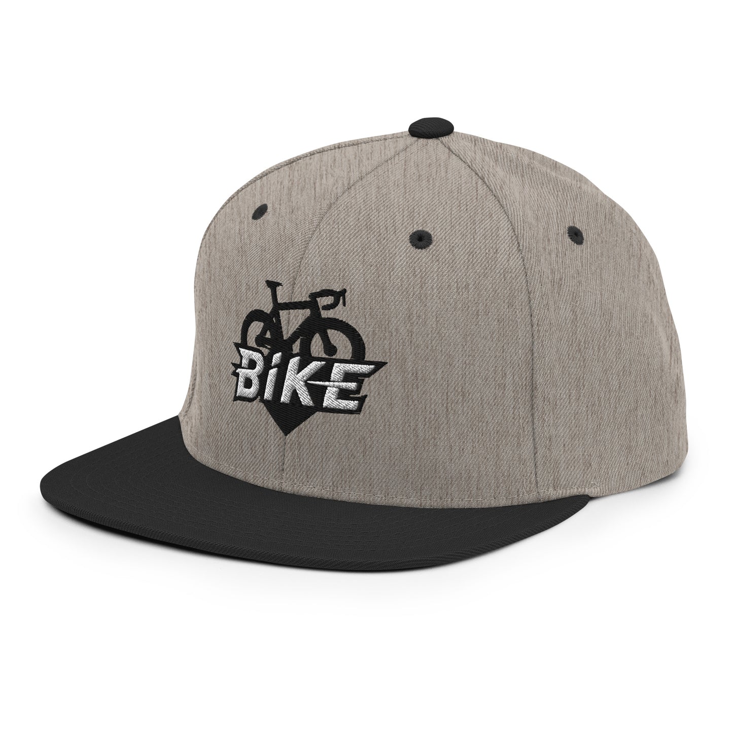 Race Bike Logo 3D Puff Embroidered Snapback Hat