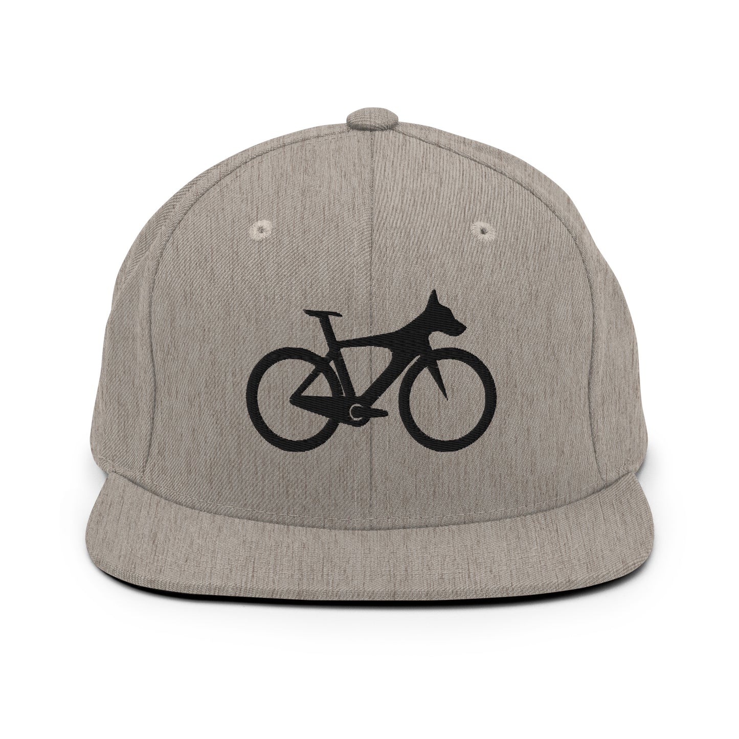 Cycle Canine 3D Puff Embroidered Snapback Hat