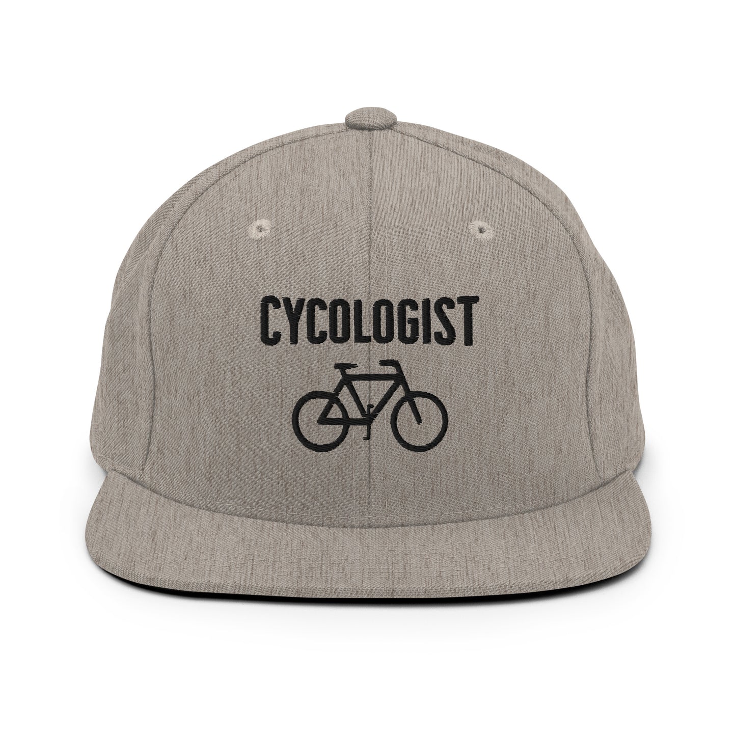 Cycologist 3D Puff Embroidered Snapback Hat