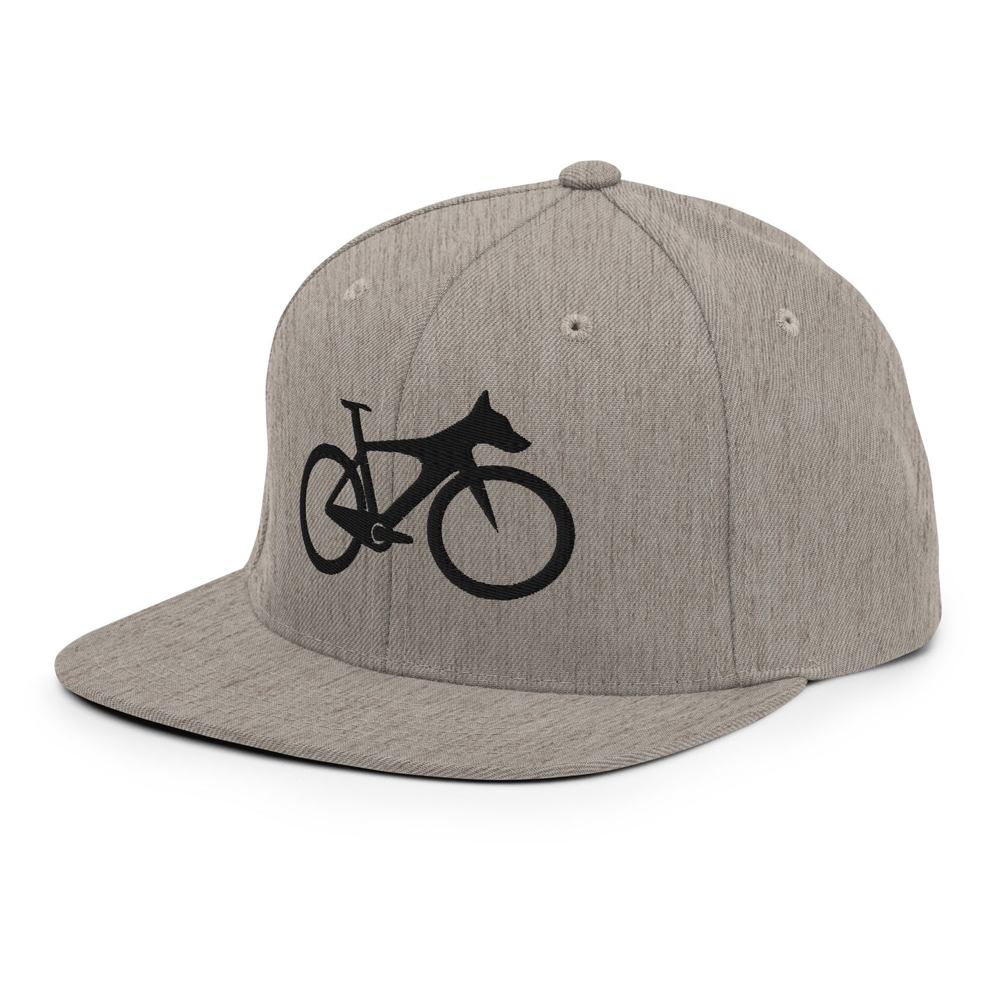 Cycle Canine 3D Puff Embroidered Snapback Hat