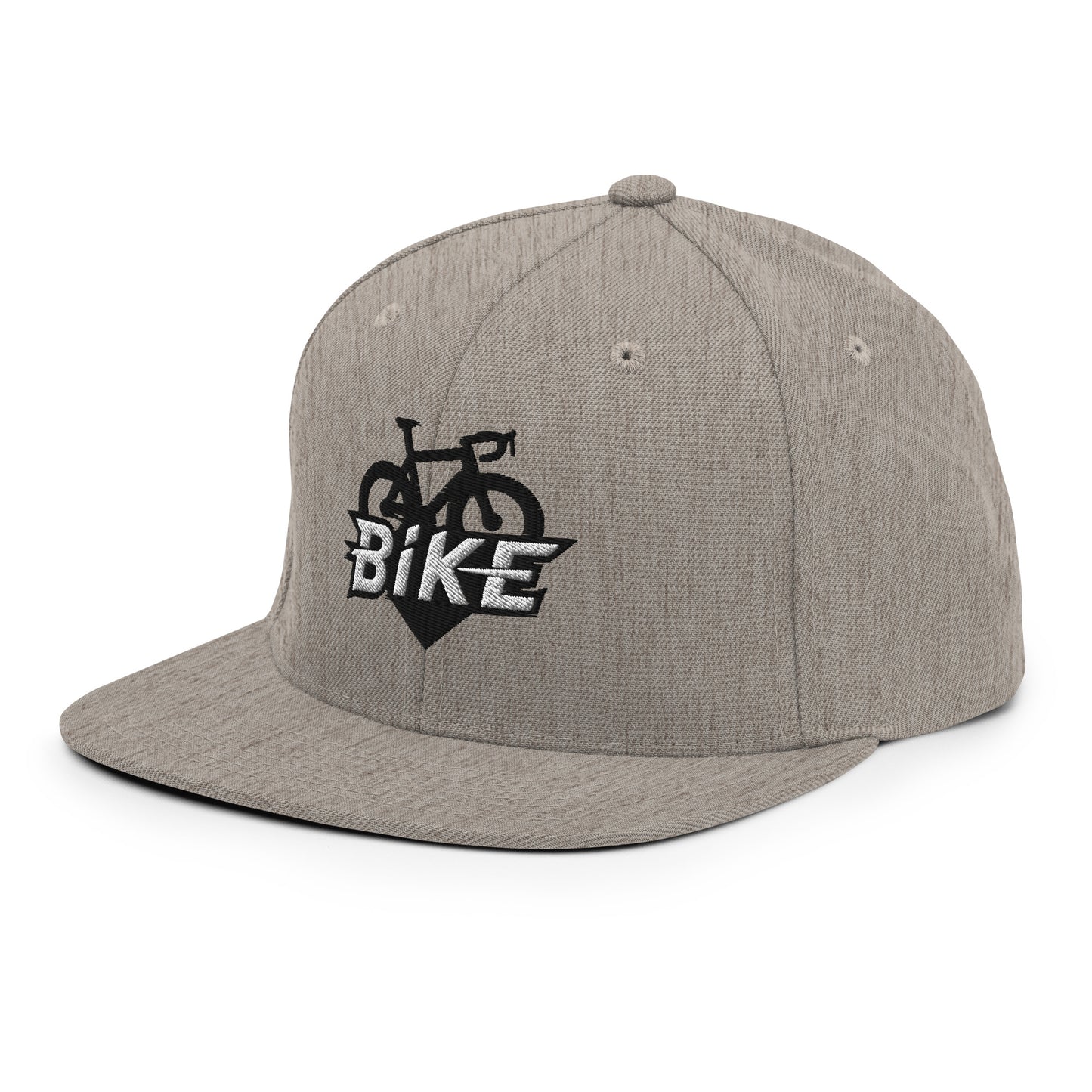Race Bike Logo 3D Puff Embroidered Snapback Hat