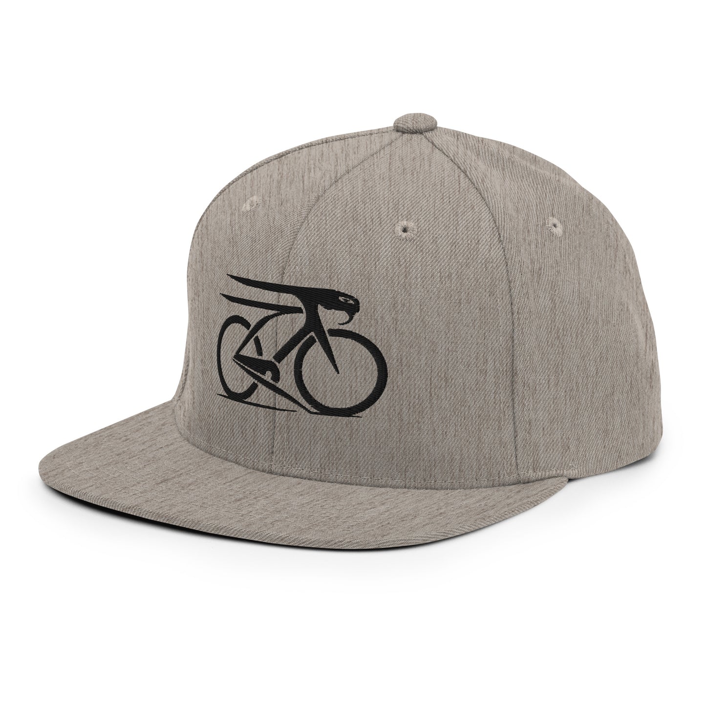 Cobra Bike 3D Puff Embroidered Snapback Hat