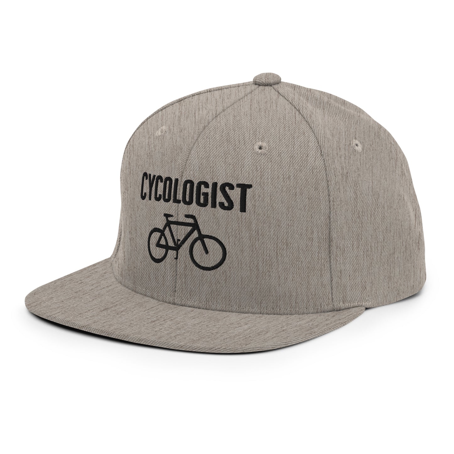 Cycologist 3D Puff Embroidered Snapback Hat