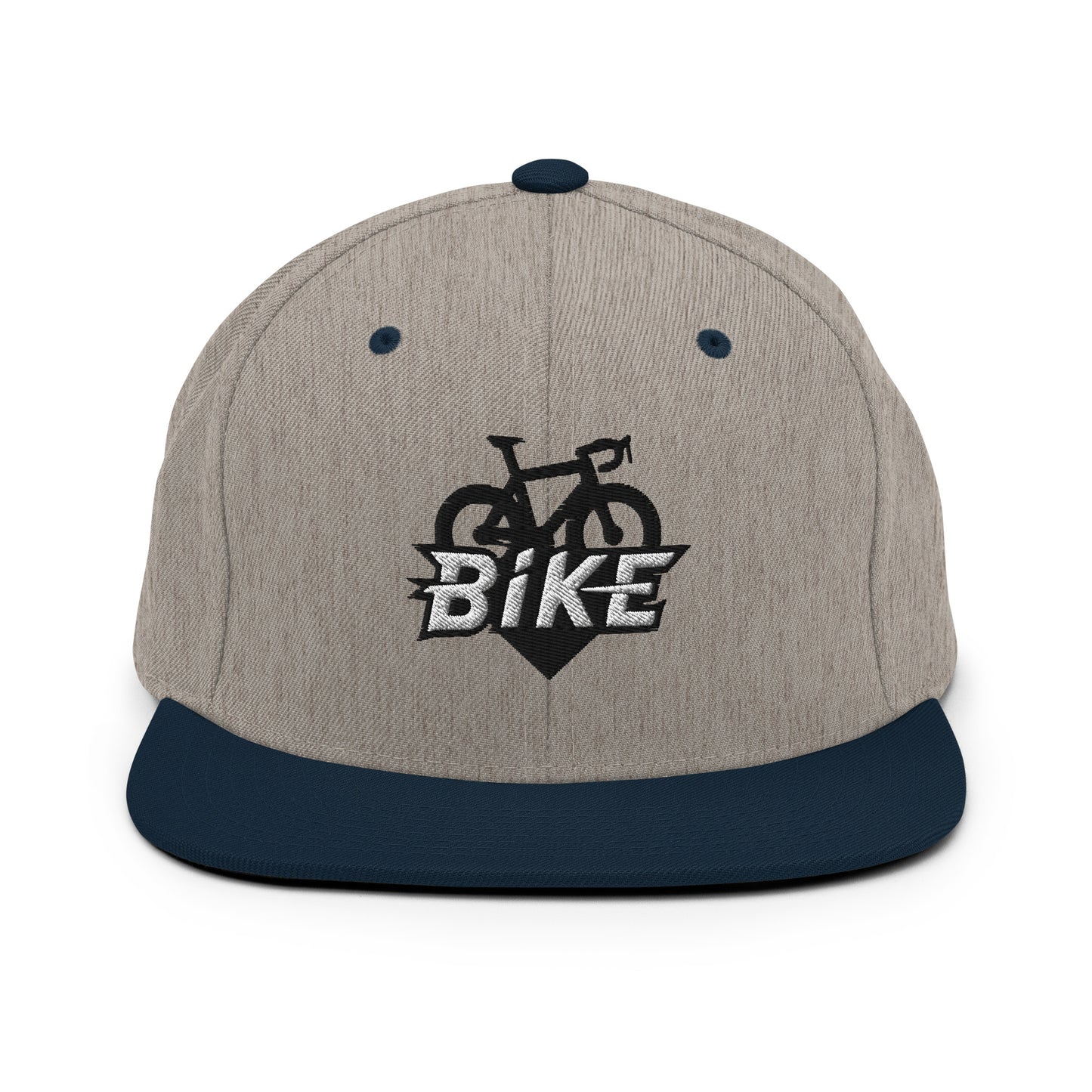 Race Bike Logo 3D Puff Embroidered Snapback Hat