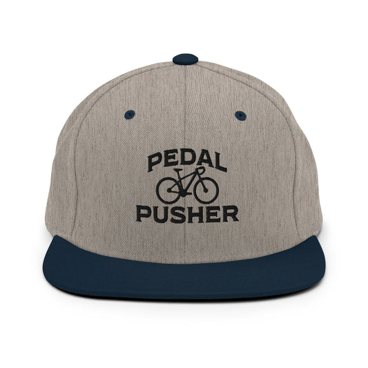 Pedal Pusher 3D Puff Embroidered Snapback Hat