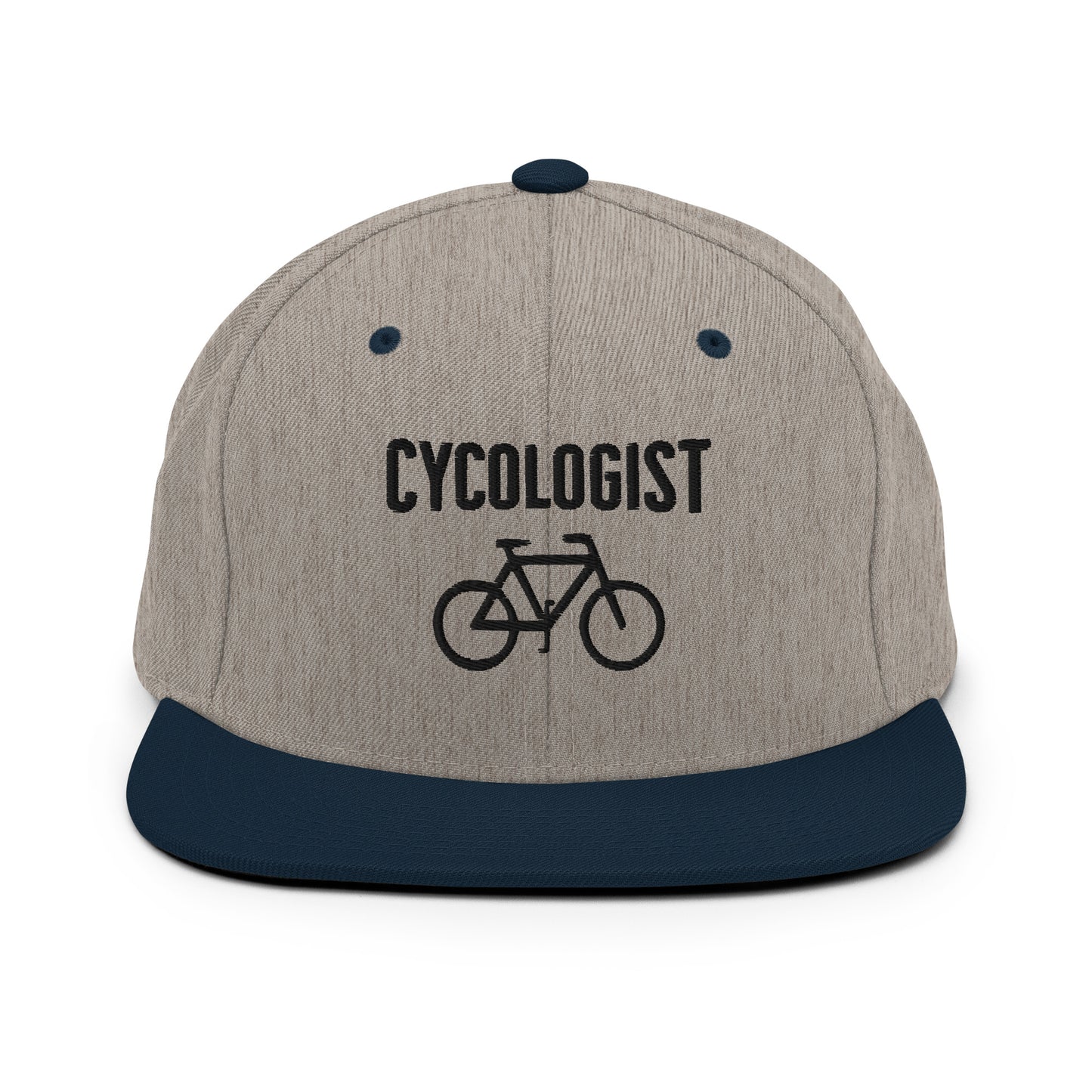 Cycologist 3D Puff Embroidered Snapback Hat