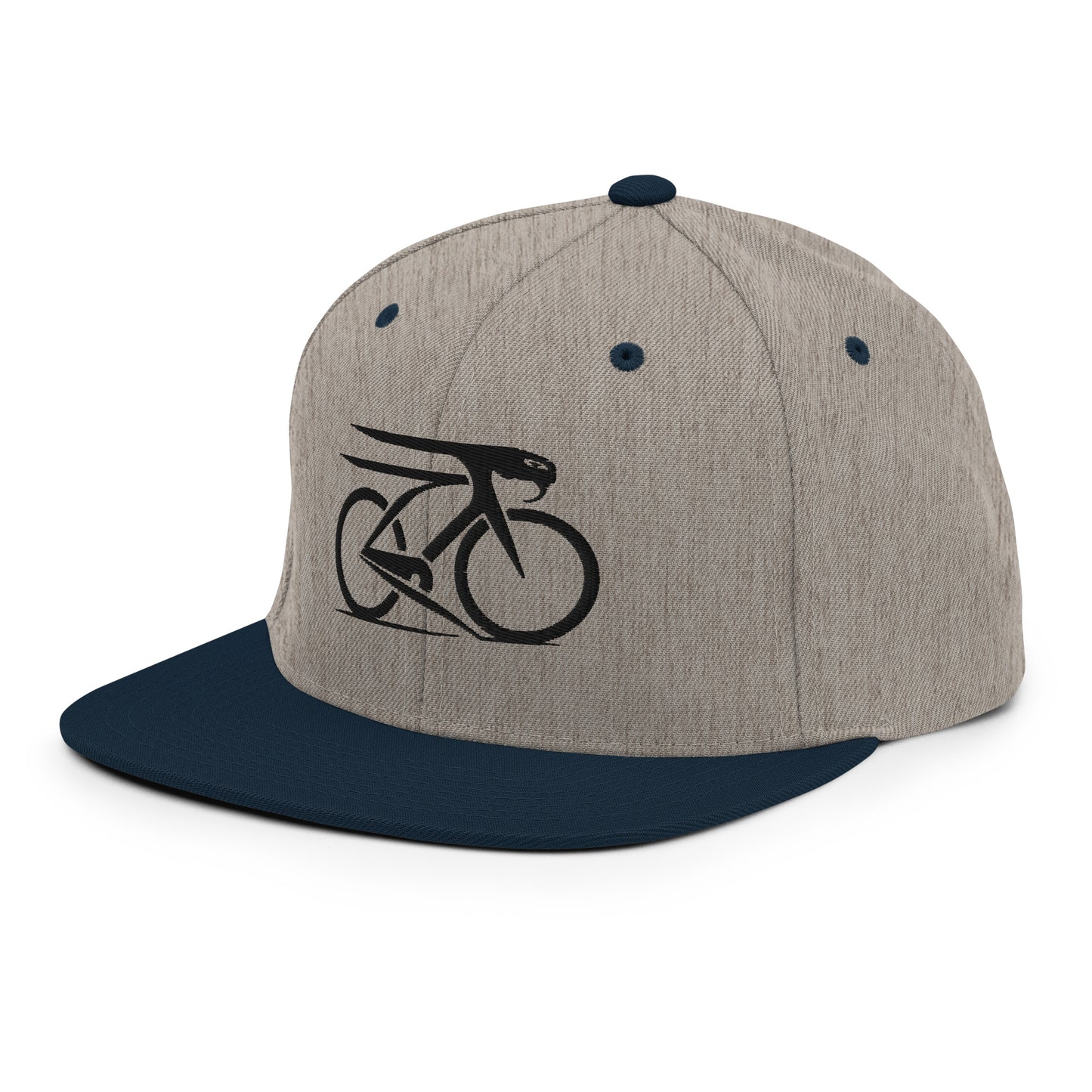 Cobra Bike 3D Puff Embroidered Snapback Hat