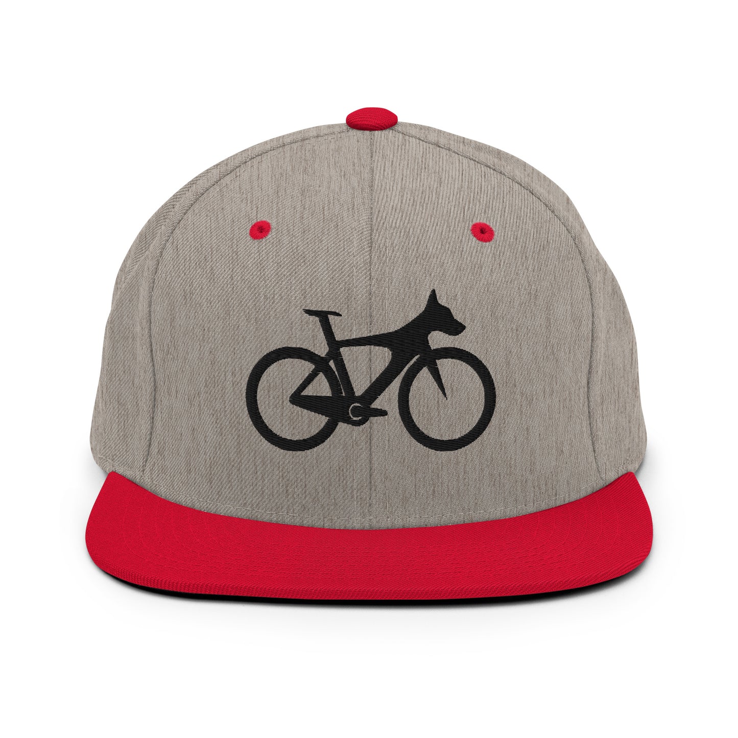 Cycle Canine 3D Puff Embroidered Snapback Hat