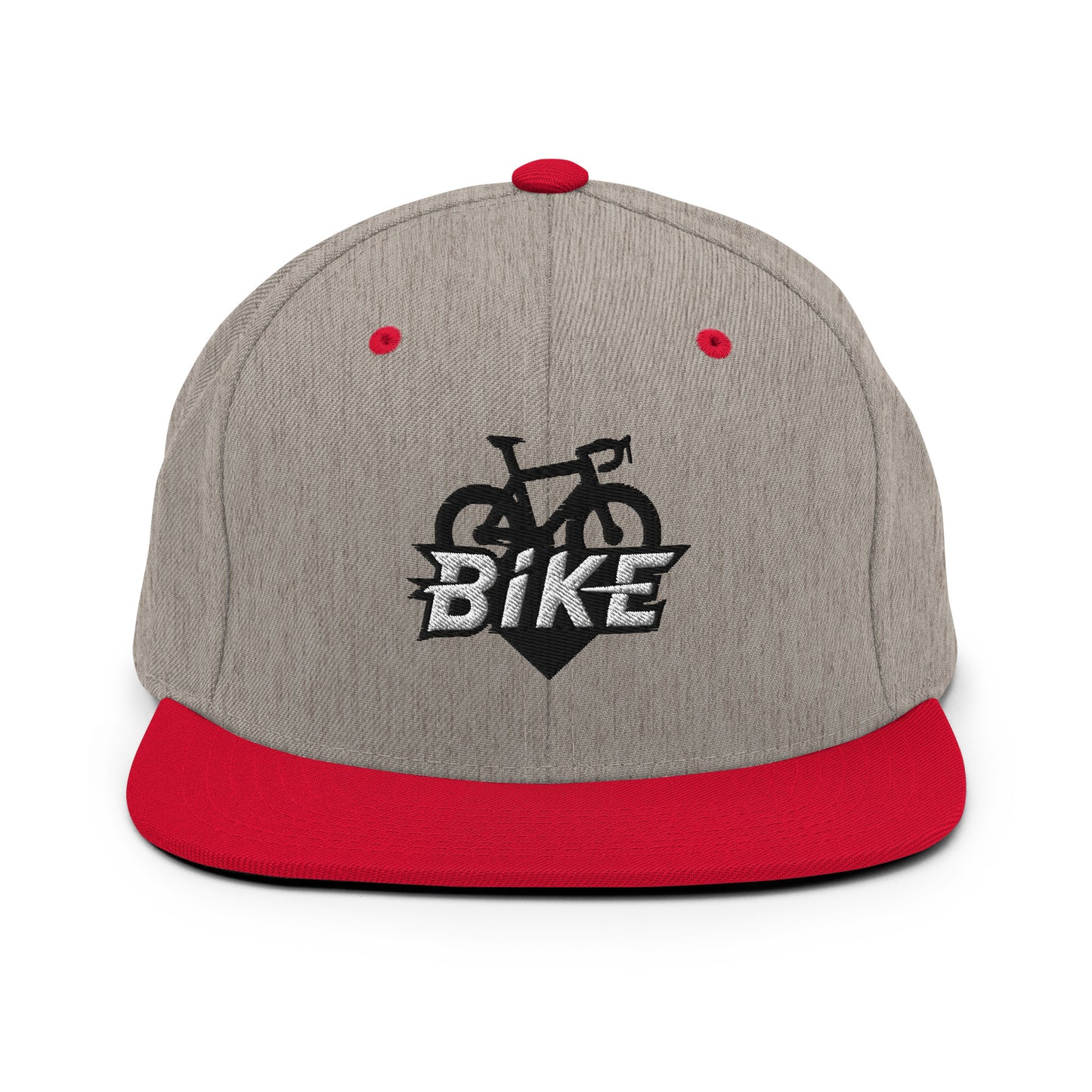 Race Bike Logo 3D Puff Embroidered Snapback Hat