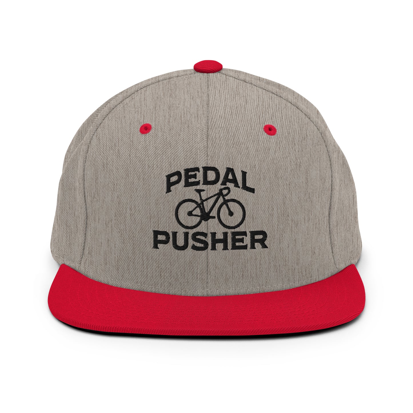 Pedal Pusher 3D Puff Embroidered Snapback Hat
