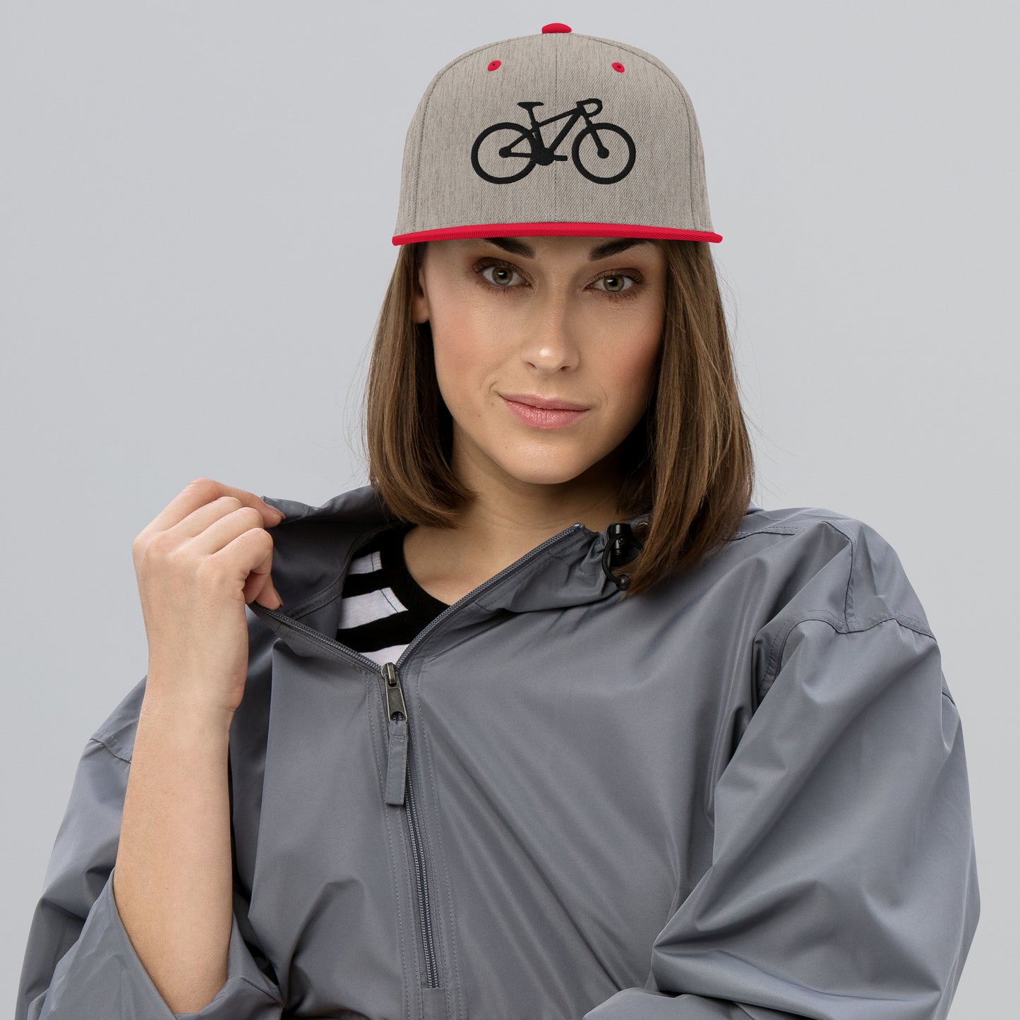 Race Bike 3D Puff Embroidered Snapback Hat