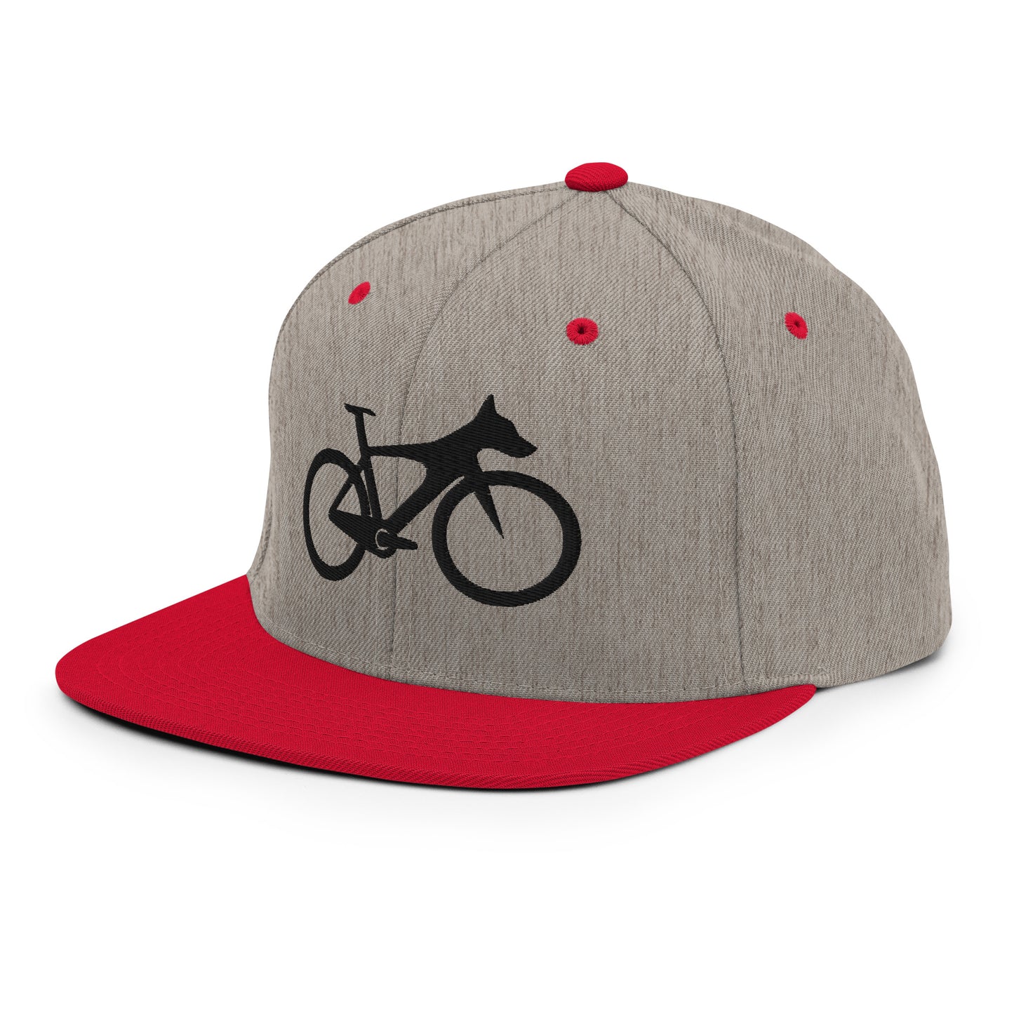 Cycle Canine 3D Puff Embroidered Snapback Hat