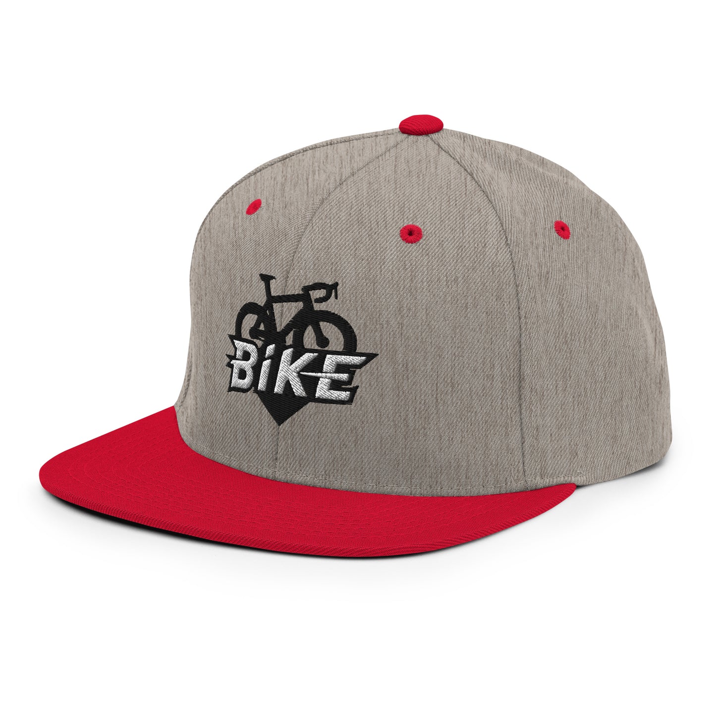Race Bike Logo 3D Puff Embroidered Snapback Hat