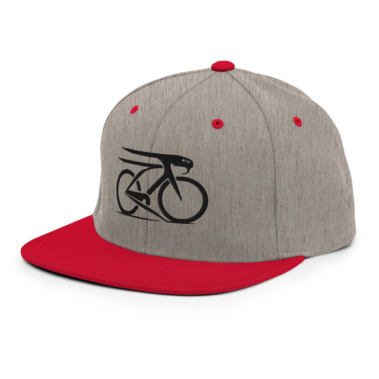 Cobra Bike 3D Puff Embroidered Snapback Hat
