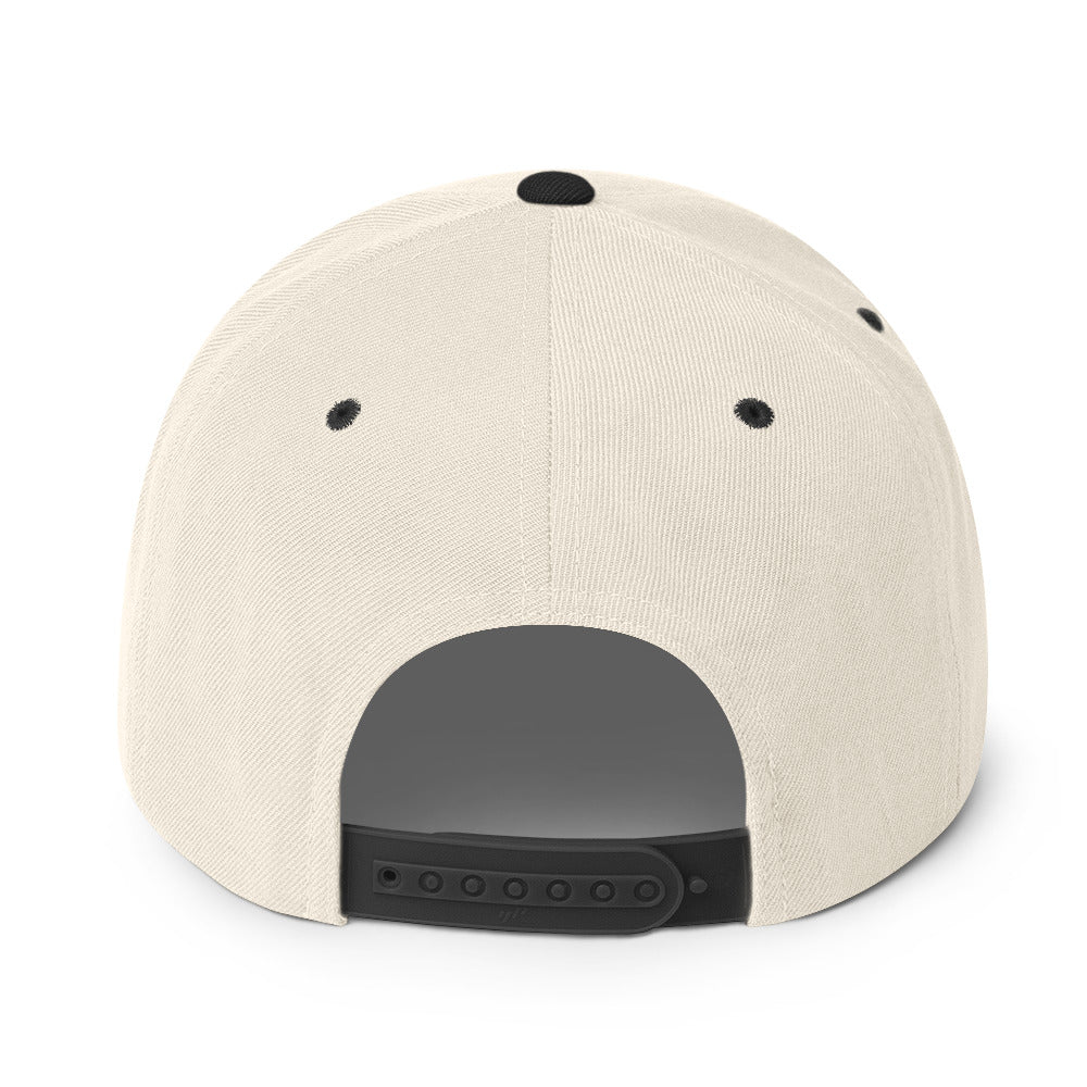 Cycle Canine 3D Puff Embroidered Snapback Hat