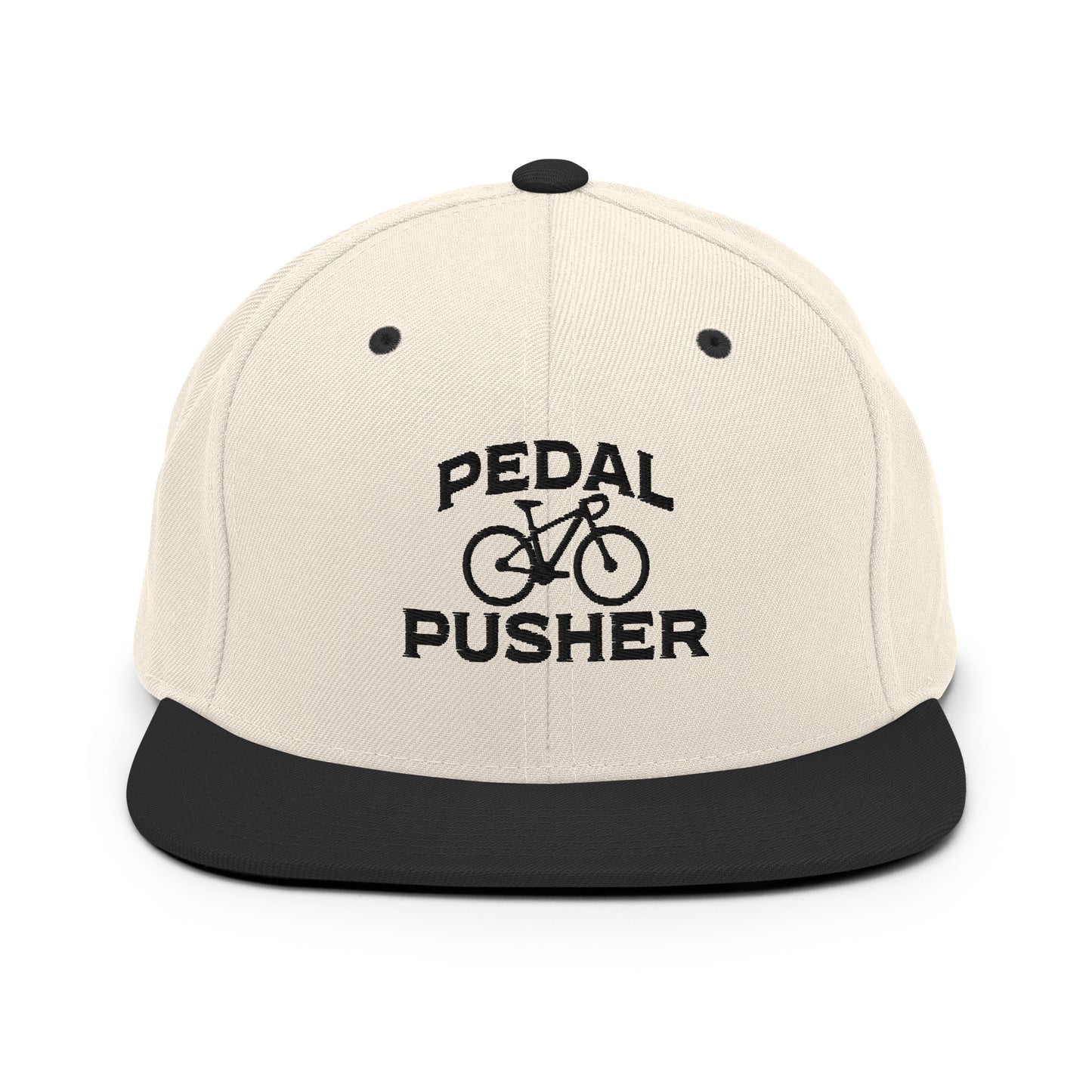 Pedal Pusher 3D Puff Embroidered Snapback Hat
