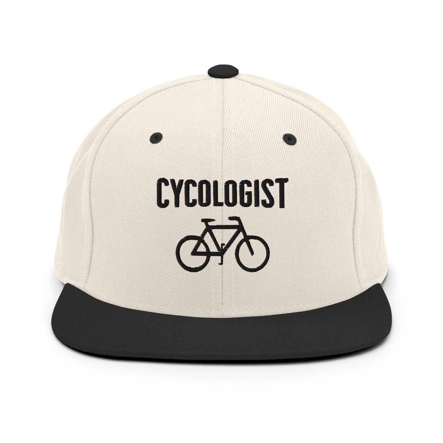 Cycologist 3D Puff Embroidered Snapback Hat