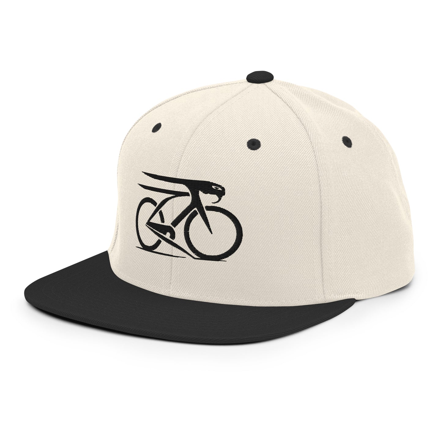 Cobra Bike 3D Puff Embroidered Snapback Hat