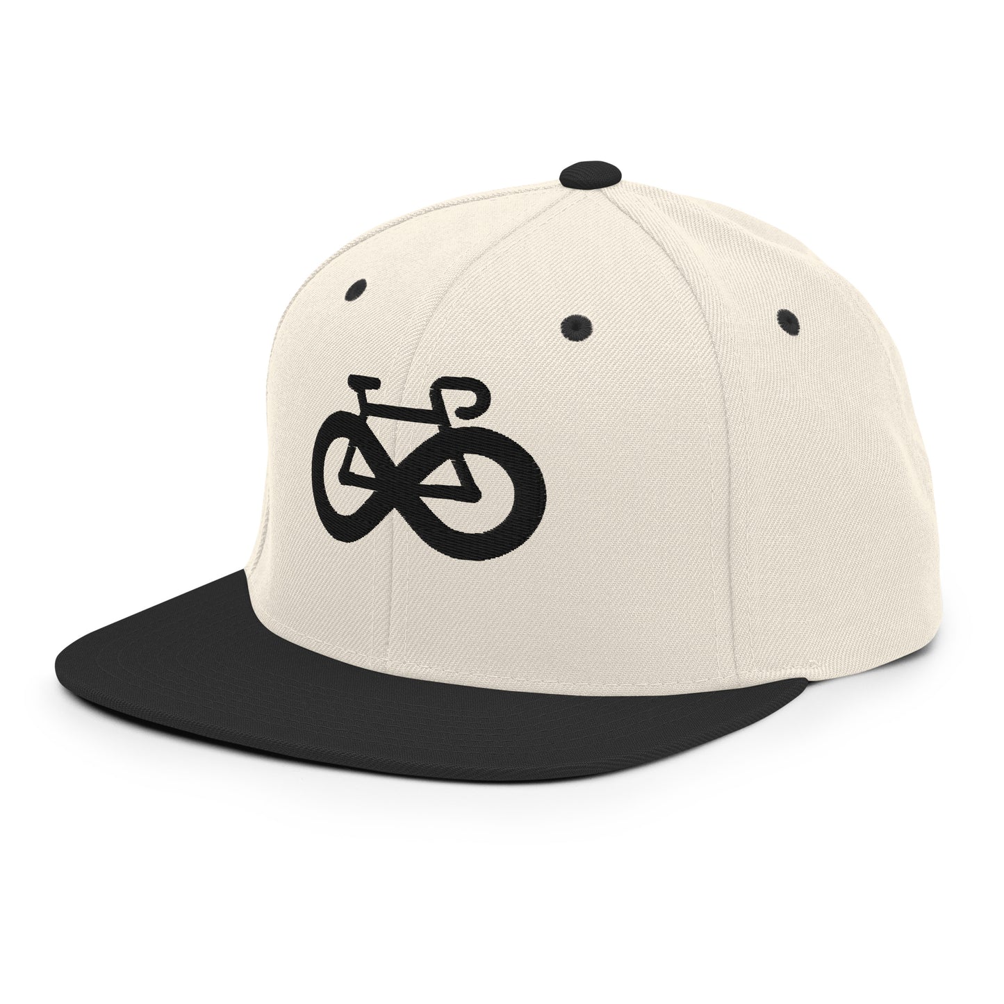 Infinity Bike 3D Puff Embroidered Snapback Hat