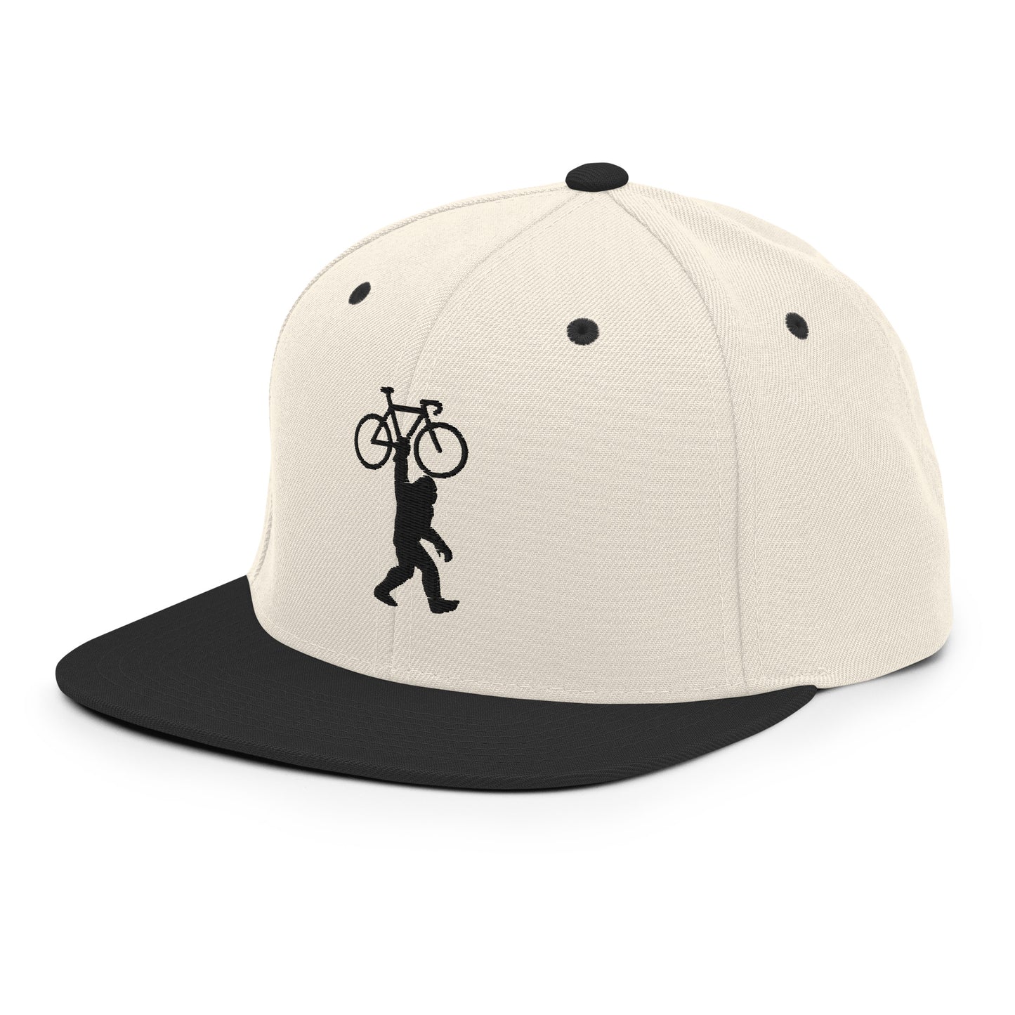Bigfoot Sasquatch 3D Puff Embroidered Snapback Hat