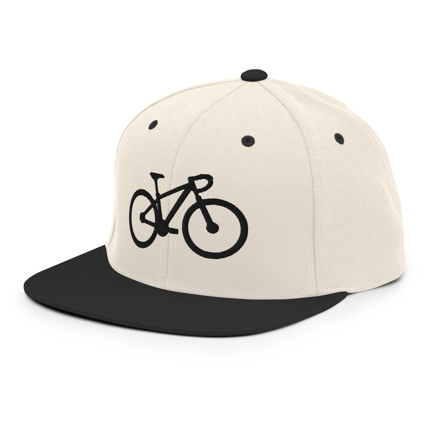 Race Bike 3D Puff Embroidered Snapback Hat